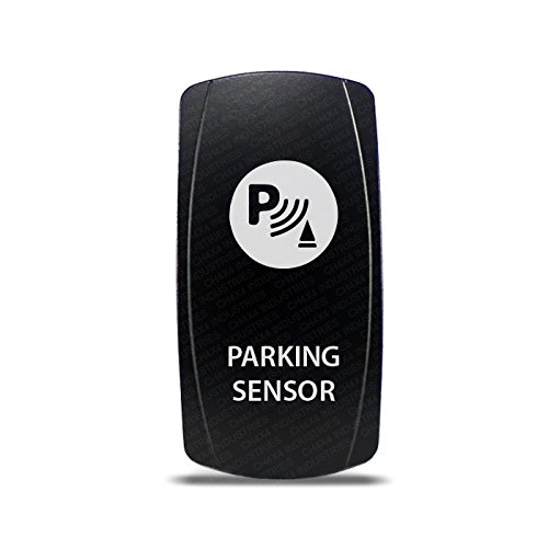 CH4x4 Rocker Switch with Parking Sensor Symbol & 2 Green LEDs - Perfect for Off-Road Vehicles, Marine Boats, and RV Upgrades