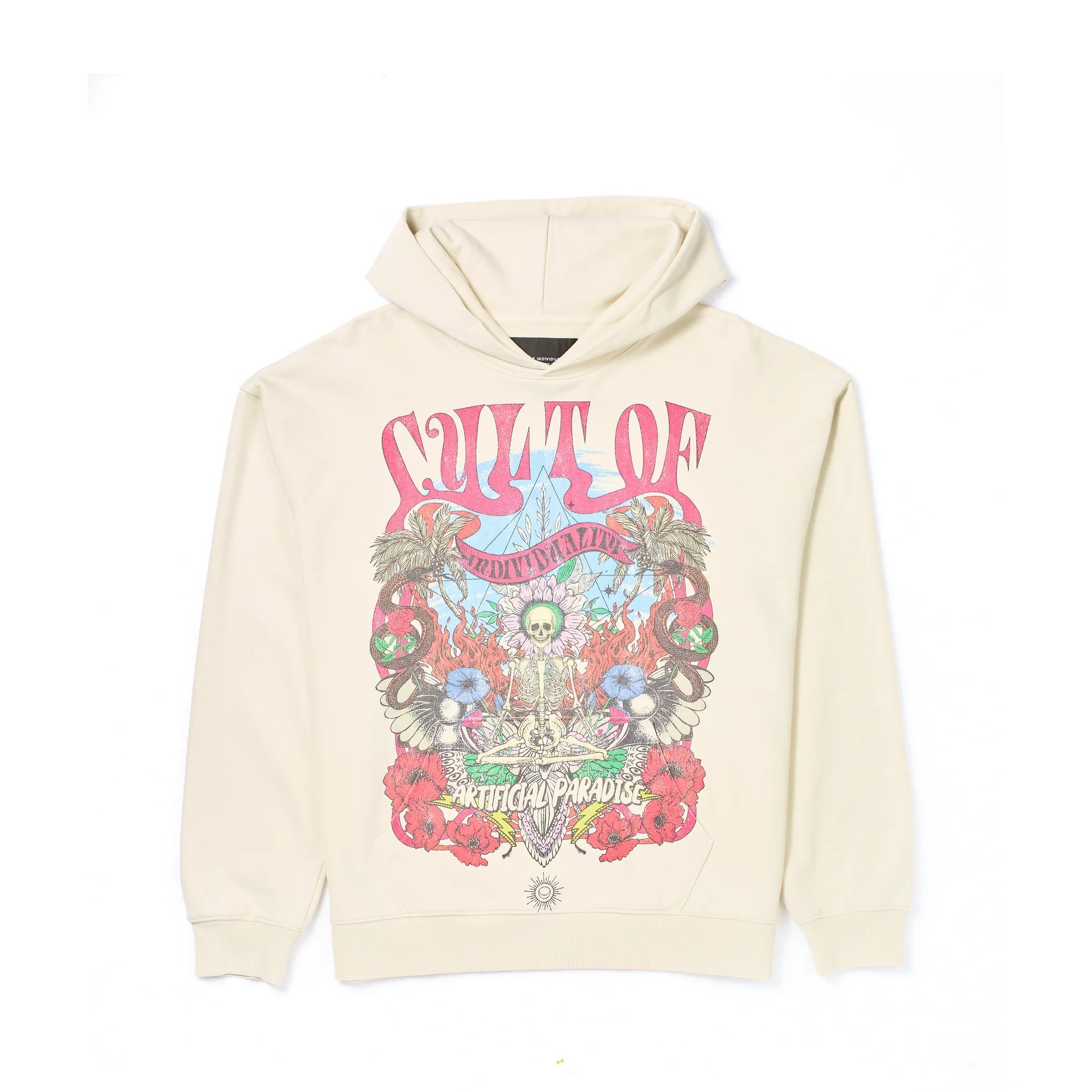 Artificial Paradise Hoodie - Winter White Cozy Pullover Sweatshirt for Men & Women | Perfect for Casual Wear, Street Style & Cold Weather