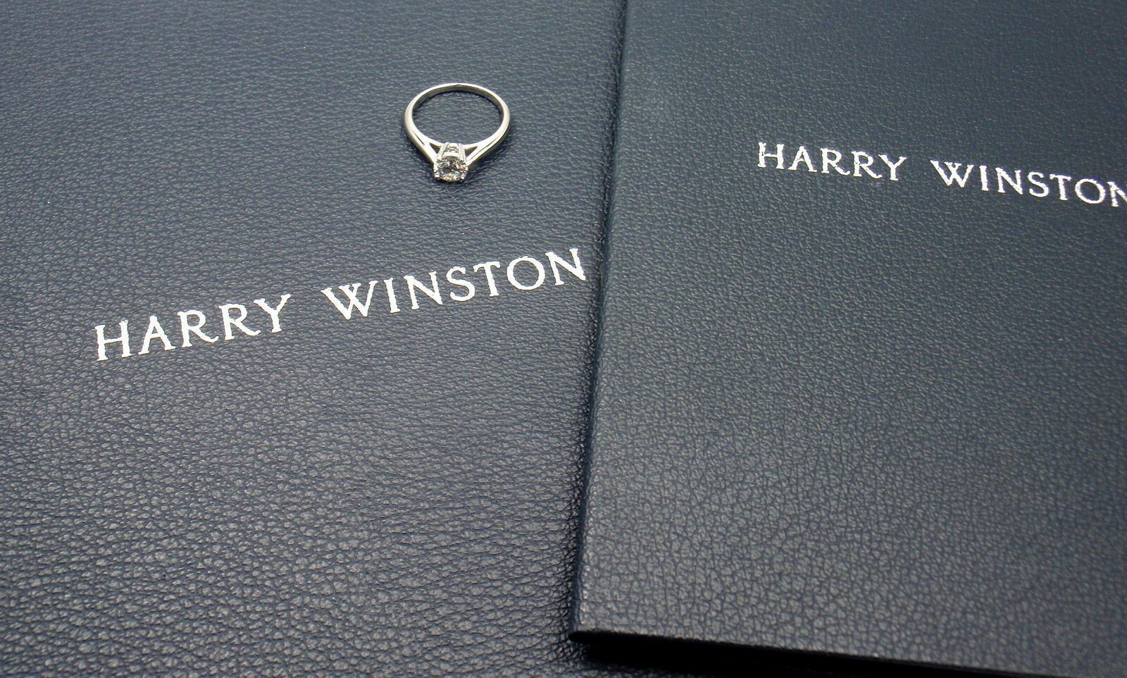 Authentic Harry Winston Platinum .56ct VVS1/F Diamond Solitaire Engagement Ring for Women - Perfect Proposal, Wedding & Anniversary Gift