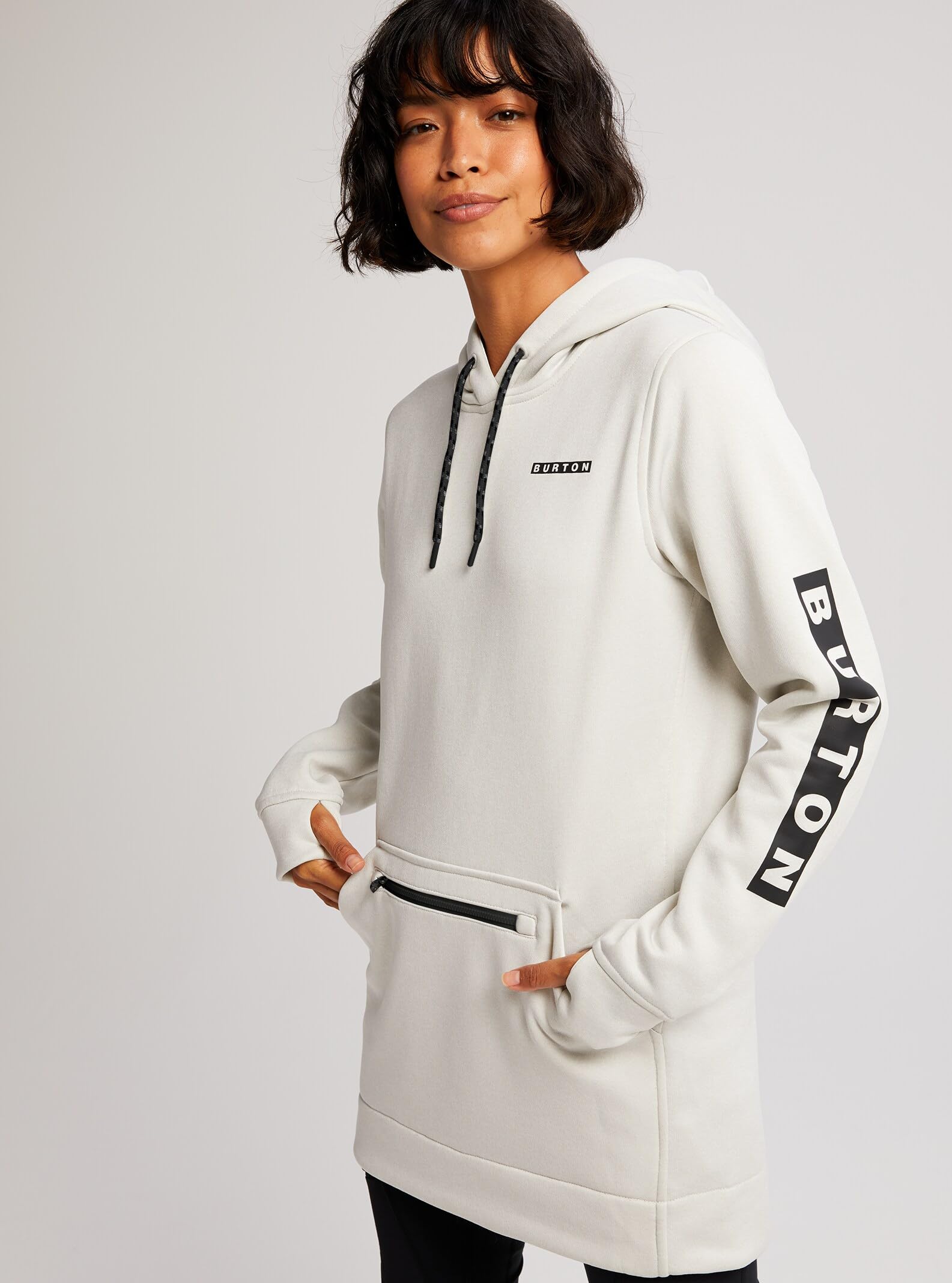 Burton Women's Oak Long Pullover Hoodie - Soft Fleece Zip Up Sweatshirt for Outdoor Activities & Casual Wear | Hiking, Camping, Street Style