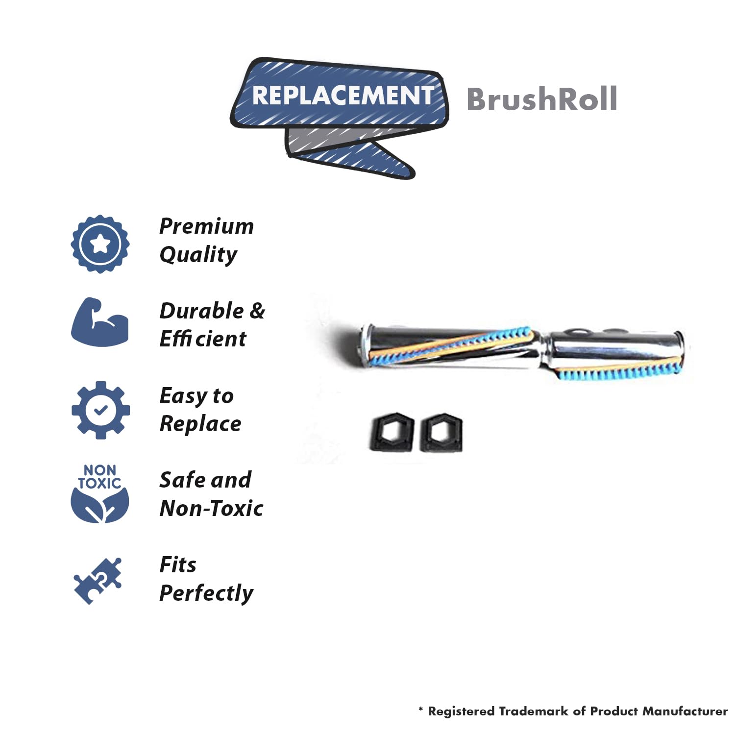 Eureka VGII Vacuum Brushroll Replacement - 12