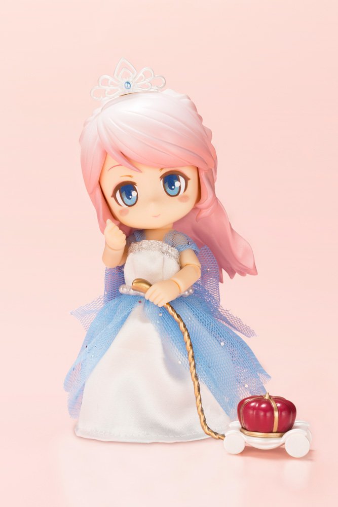 Cu-poche Friends Cinderella Non-Scale PVC Pre-Painted Action Figure - Disney Princess Collectible for Display & Photography - Perfect for Home Decor, Gift Giving & Anime Fans