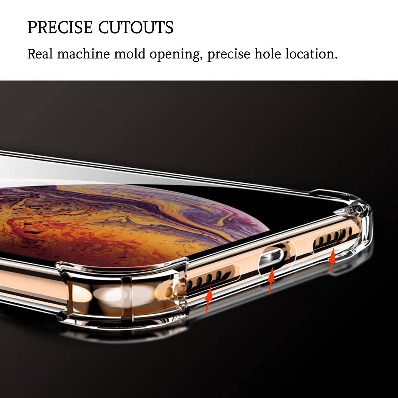 Christmas iPhone 12 Pro Max Case - Winter Collage Design with Retro Christmas Tree & Gingerbread Pattern | Trendy TPU Bumper Cover for Women & Men | Perfect Holiday Gift & Seasonal Protection