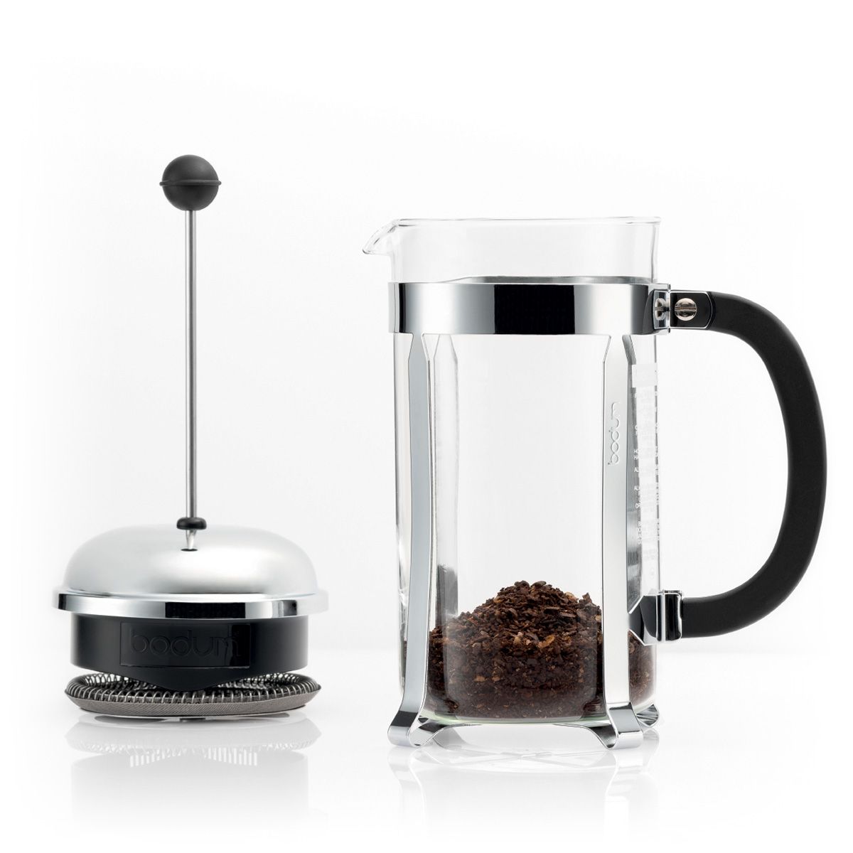 Bodum Chambord 8 Cup French Press Coffee Maker - 1.0L (34oz) Glass Carafe for Rich & Bold Coffee - Perfect for Home, Office & Camping Brewing