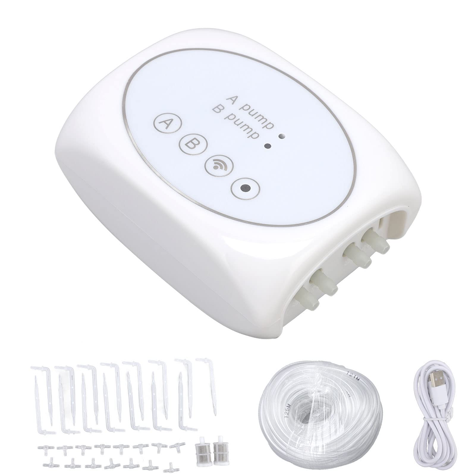 TOPINCN Smart WiFi & Bluetooth Sprinkler Timer - Remote Control Garden Irrigation System with Mobile App, Automatic Watering Timer for Lawn, Plants & Outdoor Landscaping - Perfect for Home Gardens, Yards & Greenhouses