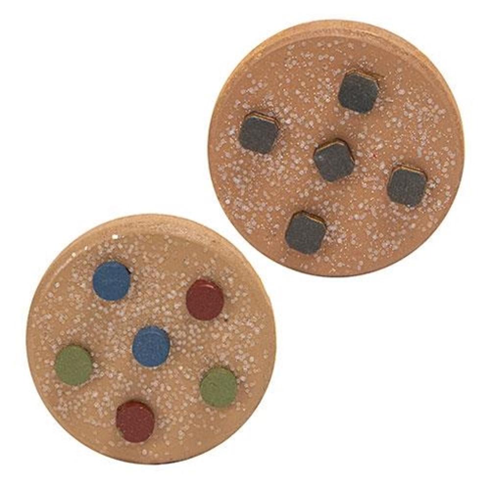 2-Pack Wooden Cookie Stamps for Baking - DIY Cookie Making, Holiday Gift, Kitchen Decor - Perfect for Christmas, Weddings, and Home Baking