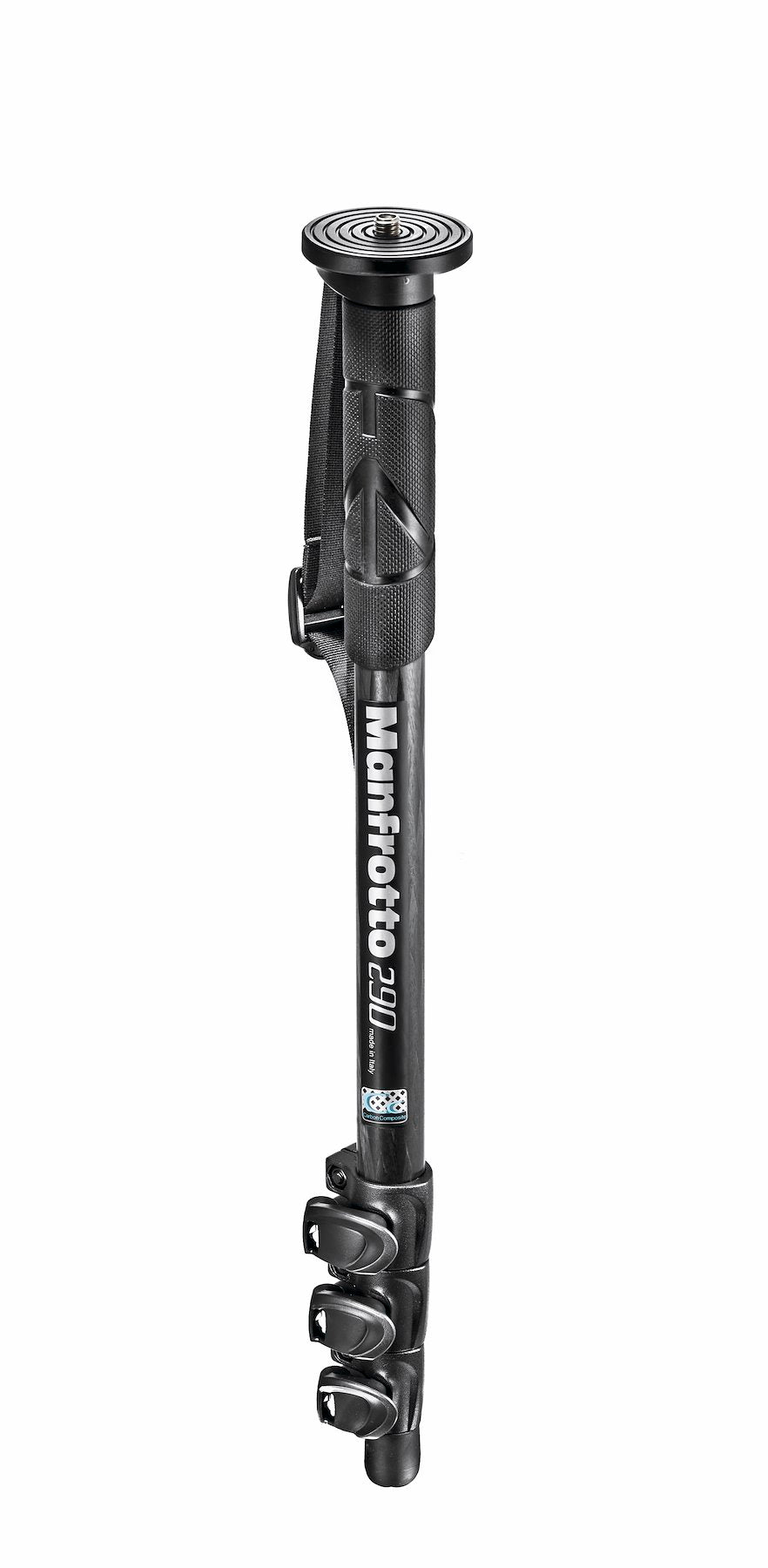 Manfrotto 290 Carbon Fiber Monopod - Lightweight Professional Camera Support for Photography & Videography - Perfect for Travel, Sports & Outdoor Shooting