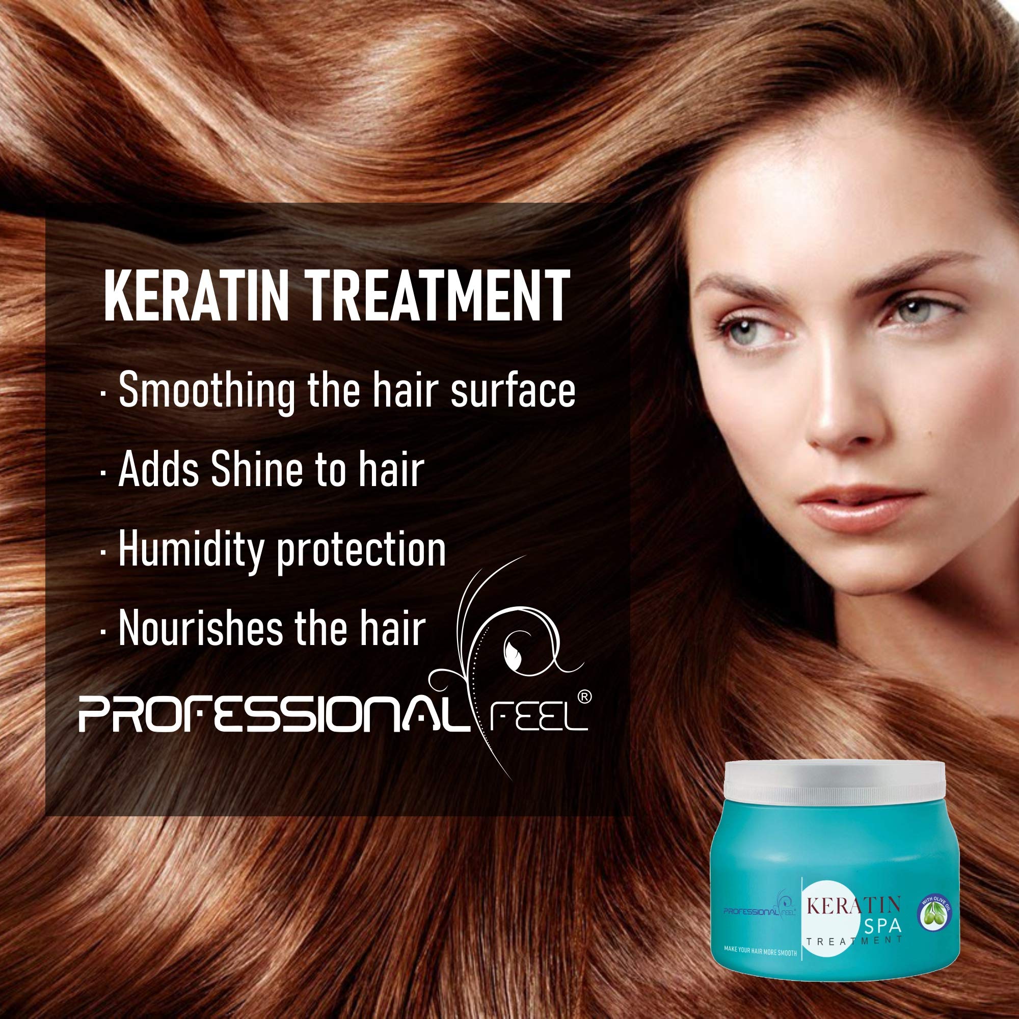 Professional Keratin Hair Spa Treatment - 500g Deep Conditioning for Smooth, Repair & Shine - At-Home Salon Quality Hair Care for Damaged & Frizzy Hair - Perfect for Daily Use & Special Occasions