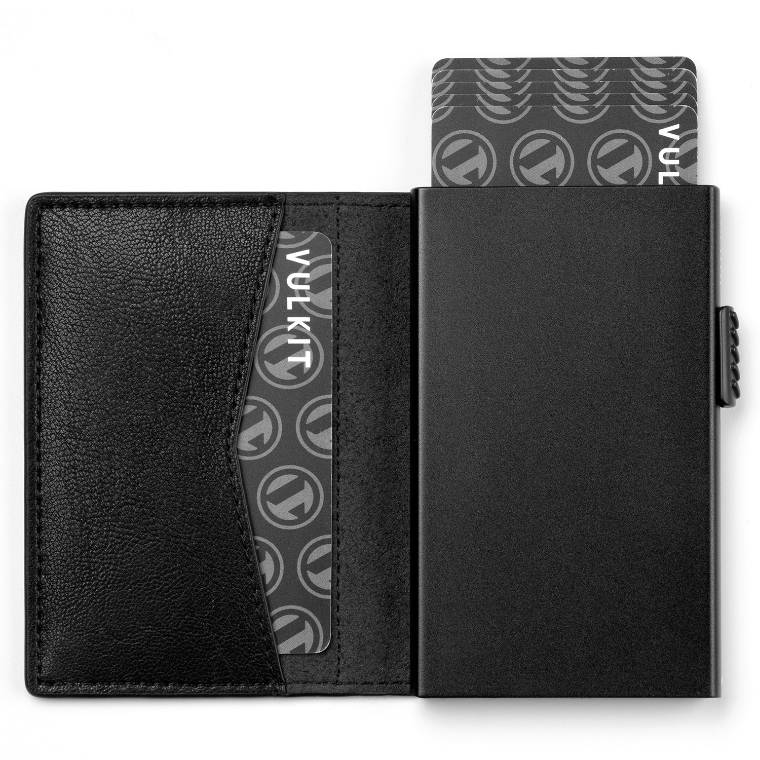 VC301 Men's Slim RFID Blocking Wallet - Ultra Thin Pop Up Card Holder with 2 Outer Slots | Minimalist Front Pocket Wallet for Everyday Carry & Travel