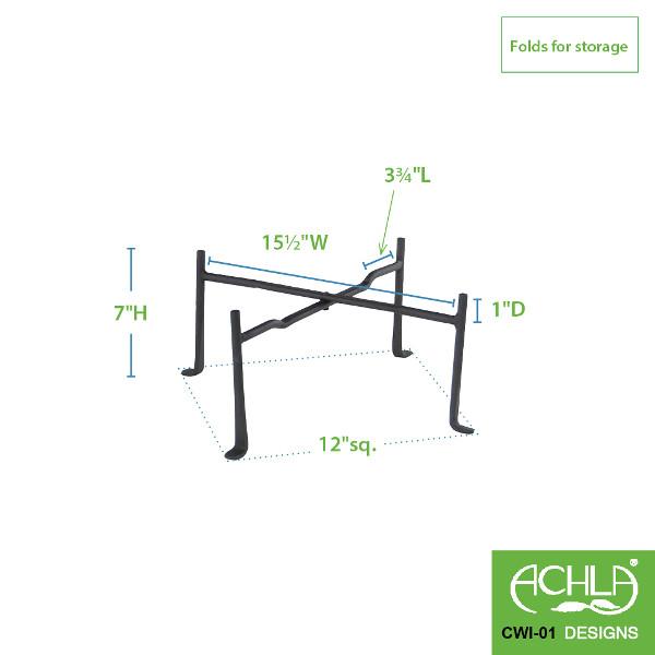 Achla Designs Folding Stand CWL - Portable & Adjustable Display Stand for Art, Photos, and Tablets - Perfect for Home Decor, Office Presentations, and Craft Shows