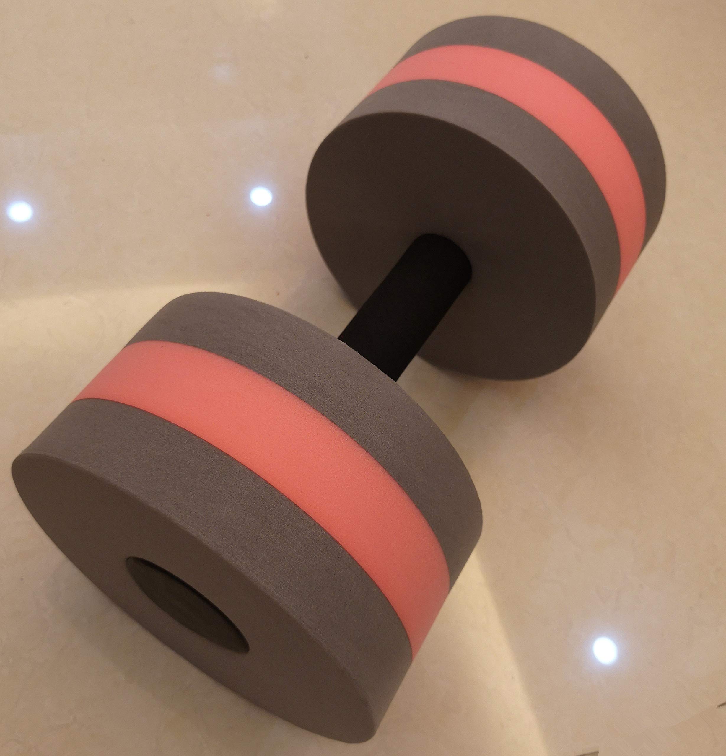 Water Aerobic Foam Dumbbells - 1 Pair Pool Resistance Exercise Equipment for Weight Loss & Fitness | Perfect for Aqua Workouts, Swimming Pool Training & Water Therapy