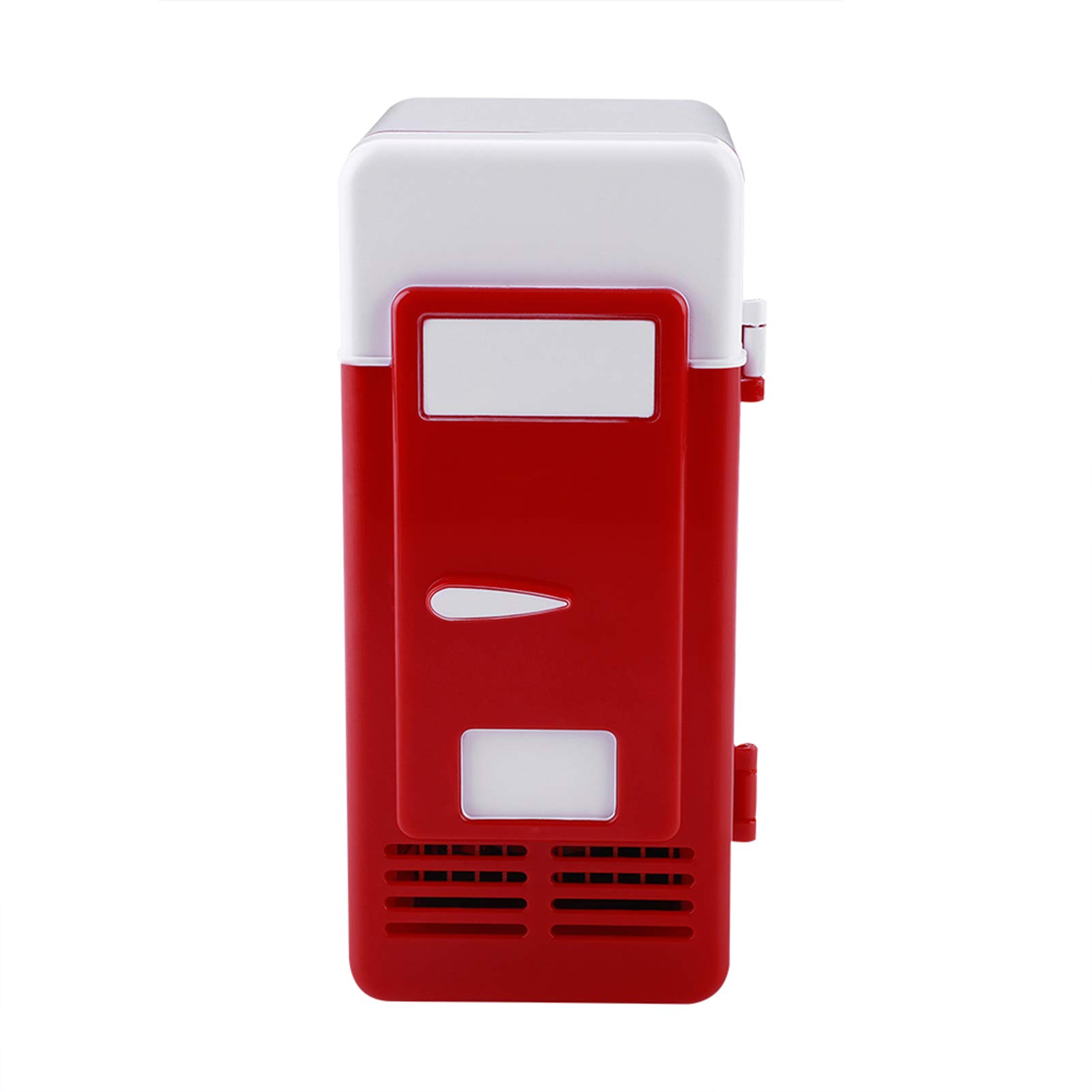 Portable USB Mini Fridge - No Batteries or Driver Required, Compact Car & Home Refrigerator for Drinks & Snacks (Red Leaning Tower of Pisa Design) - Perfect for Dorm Rooms, Offices, Road Trips & Small Spaces