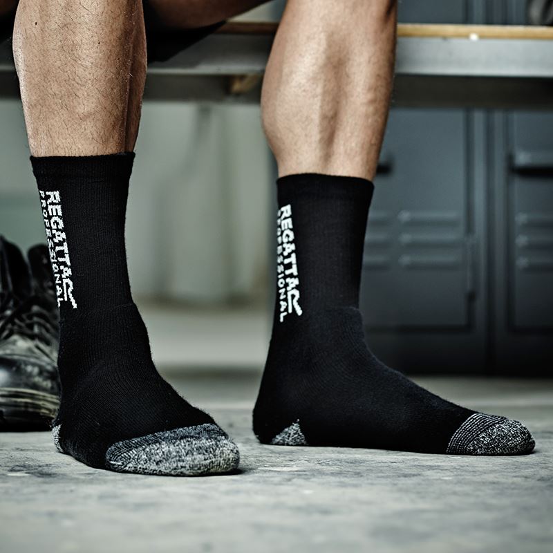 RG287 3 Pack Heavy Duty Work Socks for Men - Durable Comfort & Support for Construction, Hiking & Outdoor Activities
