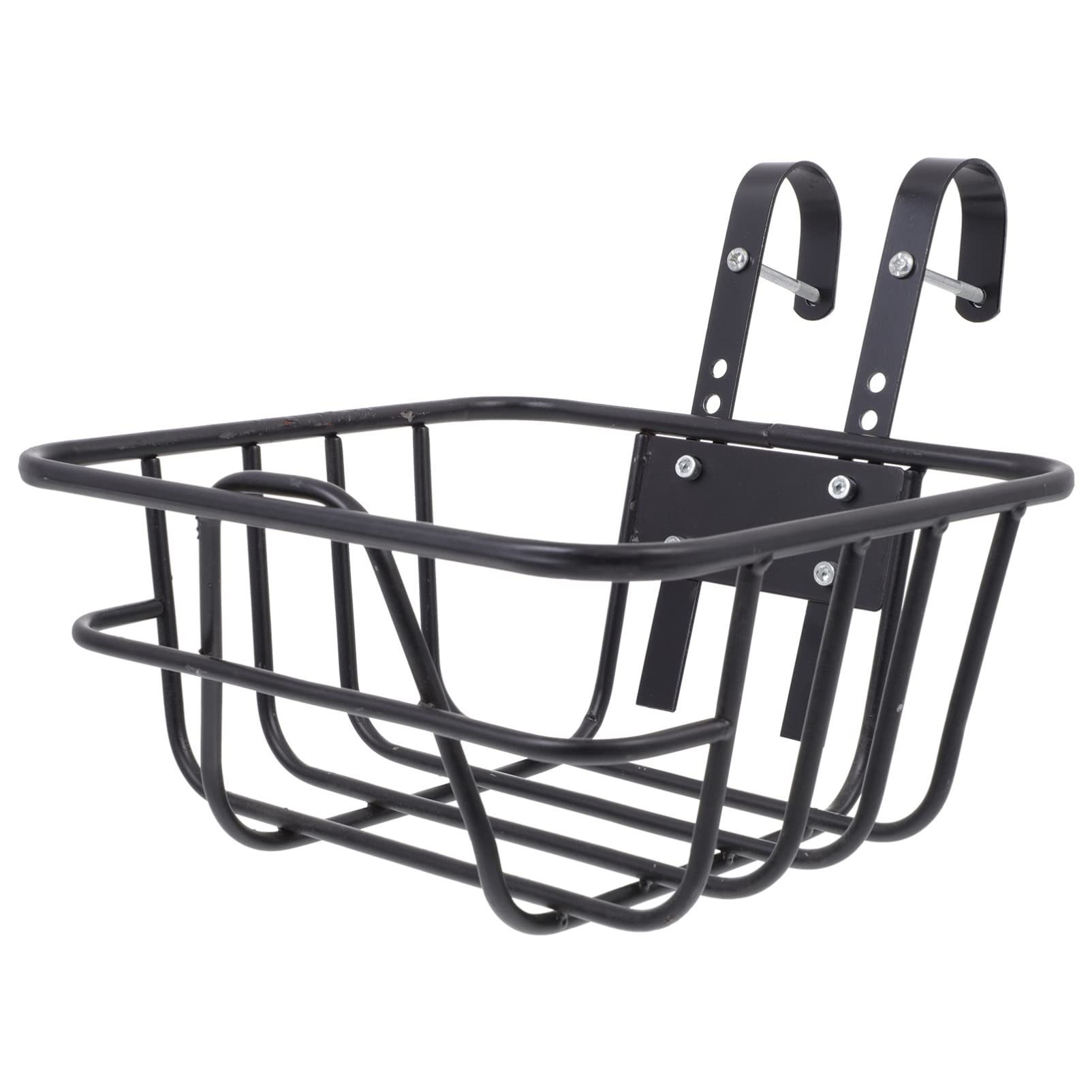 LIOOBO Detachable Metal Wire Bike Basket - 23x23x12cm Rear & Front Bicycle Cargo Rack for Cycling, Commuting & Shopping | Durable Bike Accessory for Urban Riders & Outdoor Enthusiasts