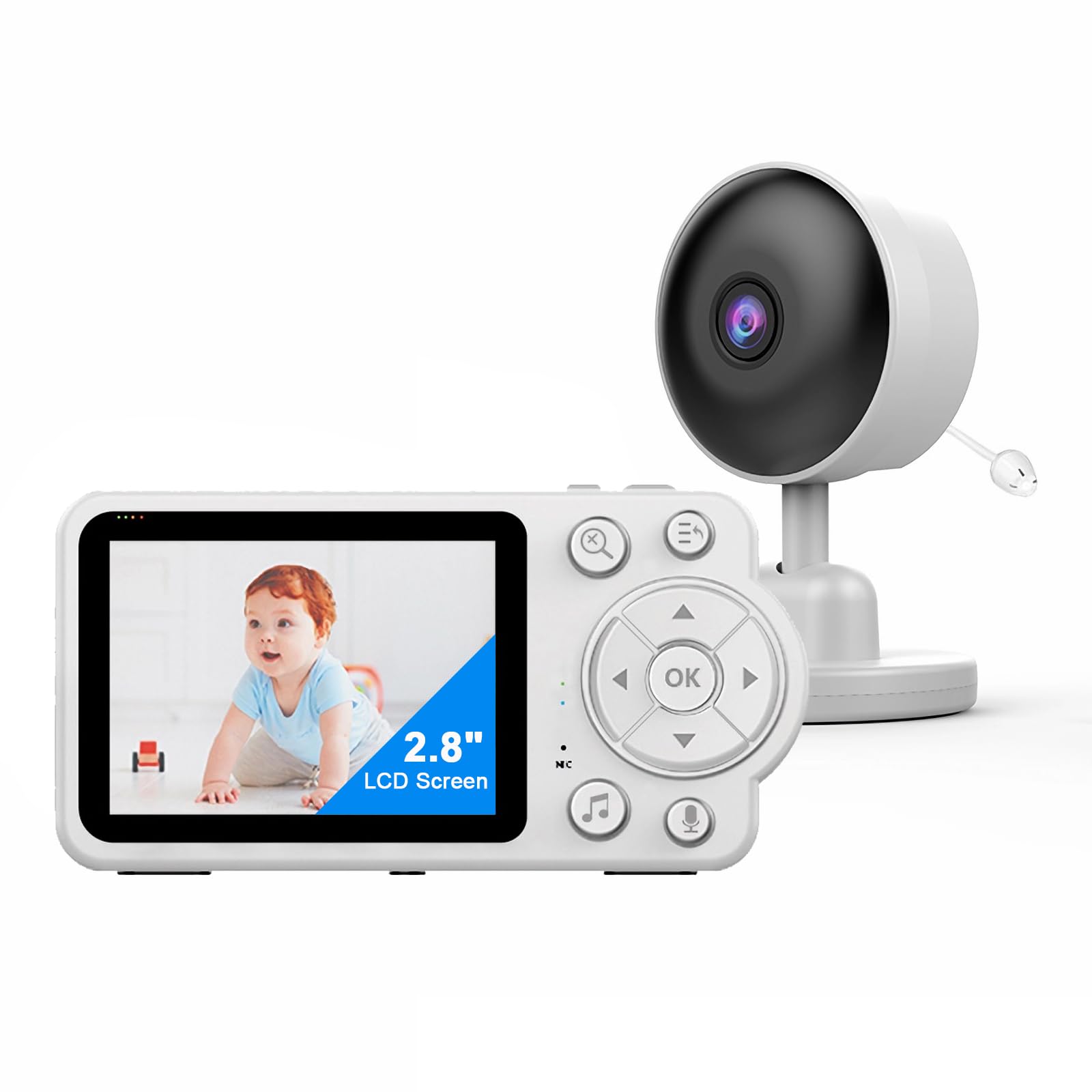 Baby Monitor with Camera, 2.8