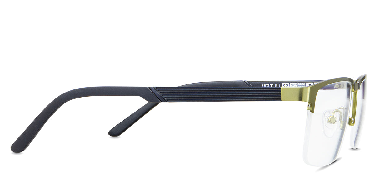 Colson Men's Prescription Eyeglasses - Lightweight Durable Frames for Work, Reading & Everyday Wear