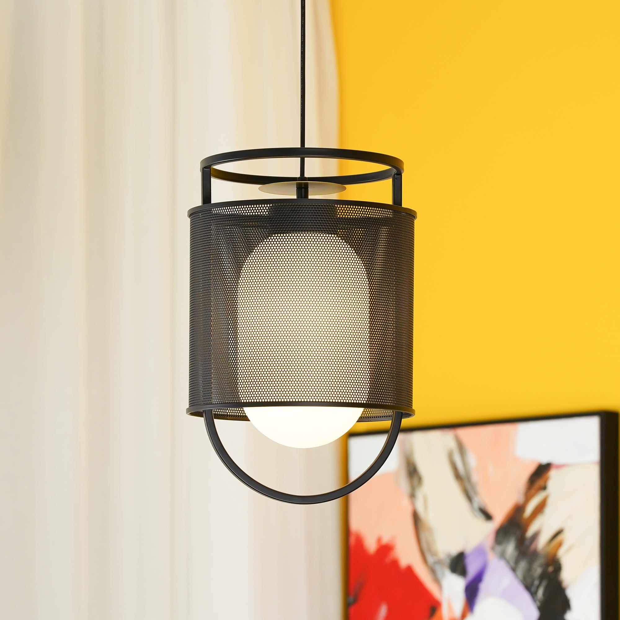 Modern T Pendant Lamp - Sleek Hanging Light Fixture for Kitchen Island, Dining Room & Bedroom Decor - Adjustable Height & Dimmable LED Bulb