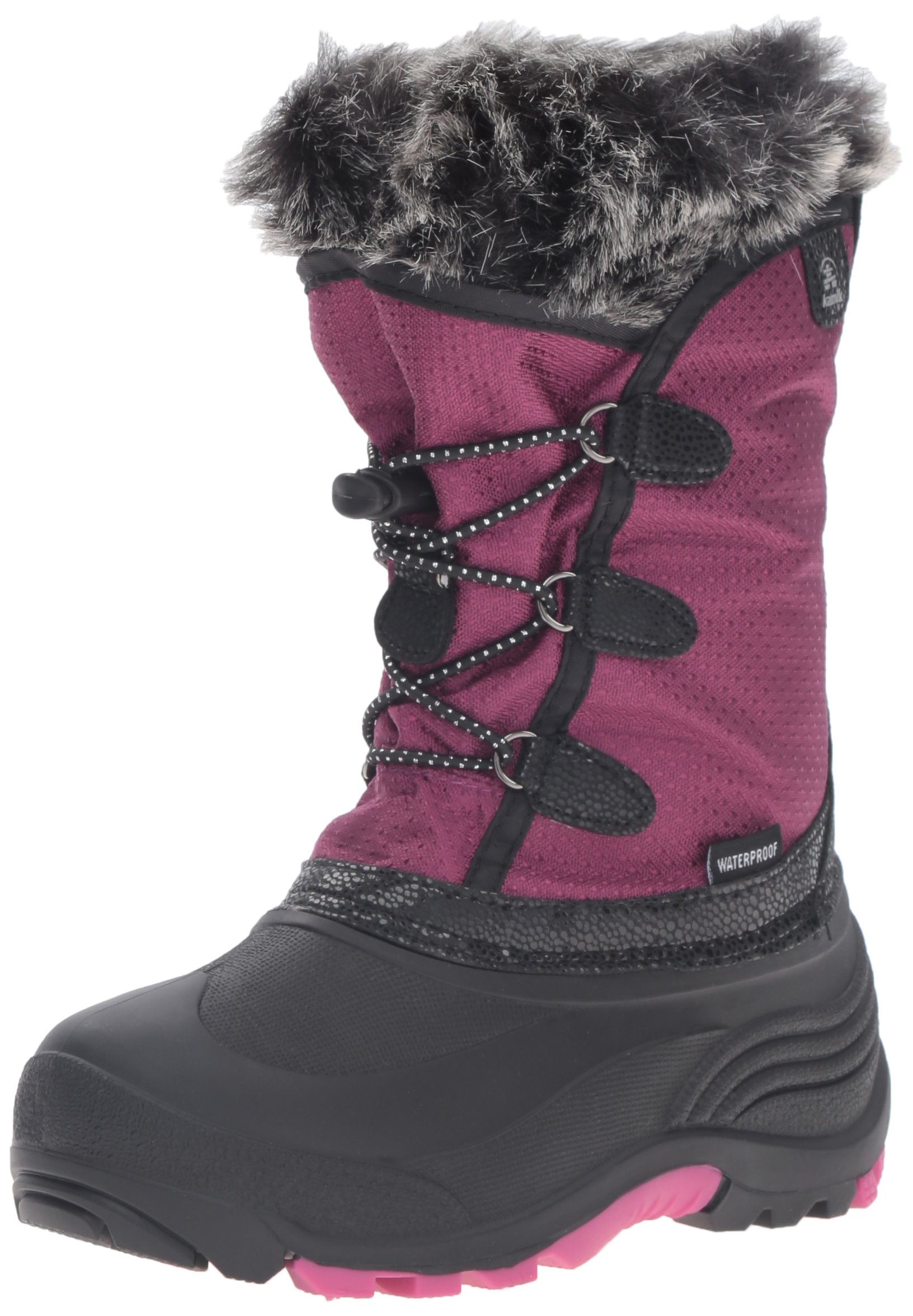 Kamik Powdery Winter Boots for Kids - Waterproof Snow Boots for Toddler, Little Kid & Big Kid - Warm & Comfortable for Outdoor Winter Activities