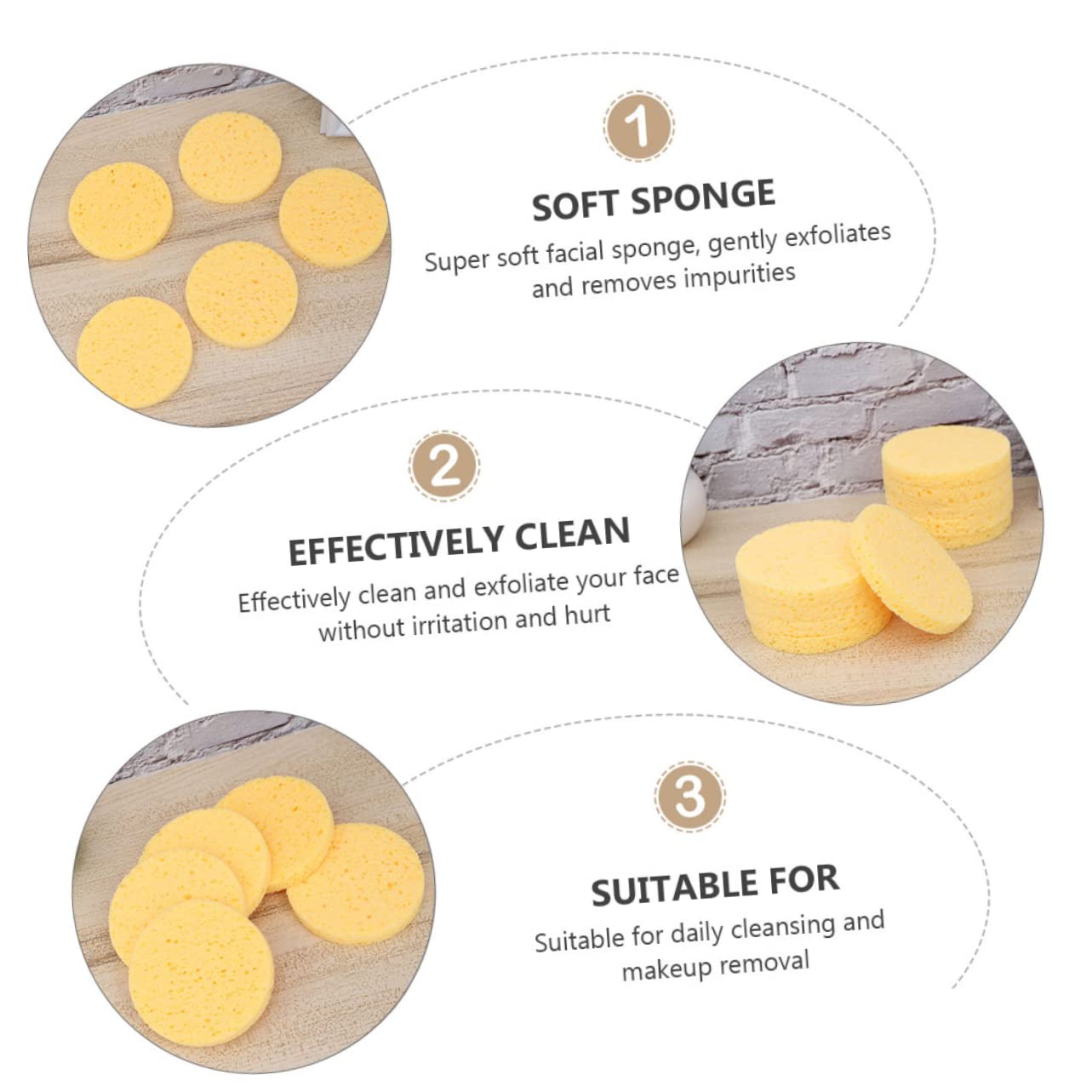 10pcs Disposable Makeup Sponges Set - Professional Blending Sponge for Foundation, Concealer & Powder - Soft Facial Cleansing Sponges for Estheticians & Home Use - Perfect for Daily Makeup Application & Beauty Salon Treatments