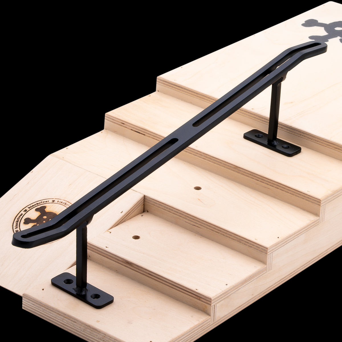 Grind Right Fingerboard Rail - The Square Doubler | Professional Skateboard Training Tool for Finger Tricks & Grinds | Perfect for Skateboarders & Fingerboard Enthusiasts at Home or Park Practice