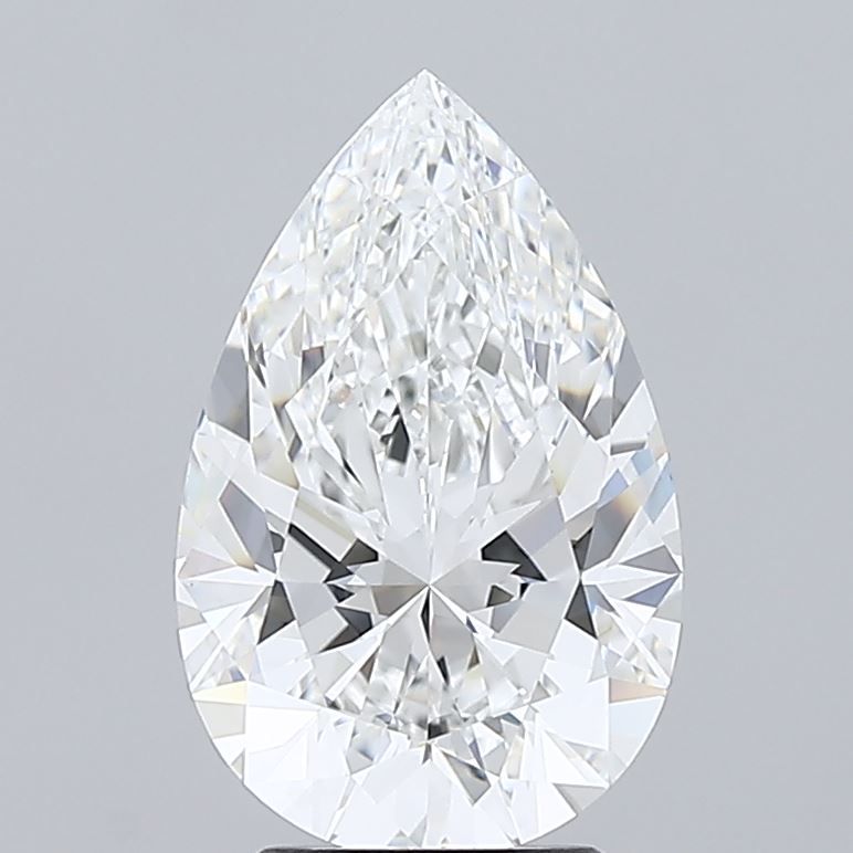 3.24 Carat E Color IF Clarity Pear Shape Lab Grown Diamond - Perfect for Engagement Rings & Fine Jewelry