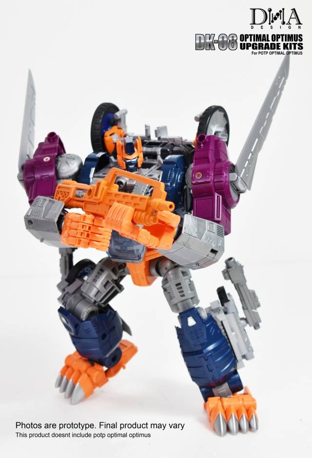 DNA Design DK 08 Upgrade Kit for Power of the Primes Optimal Optimus - Transformers Toy Enhancement Parts | Perfect for Collectors & Customization Projects