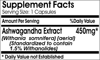 PureControl Supplements Ashwagandha Standardized Extract 450mg - 180 Capsules | Stress Relief & Immune Support | Vegan, Non-GMO | for Daily Wellness & Anxiety Management