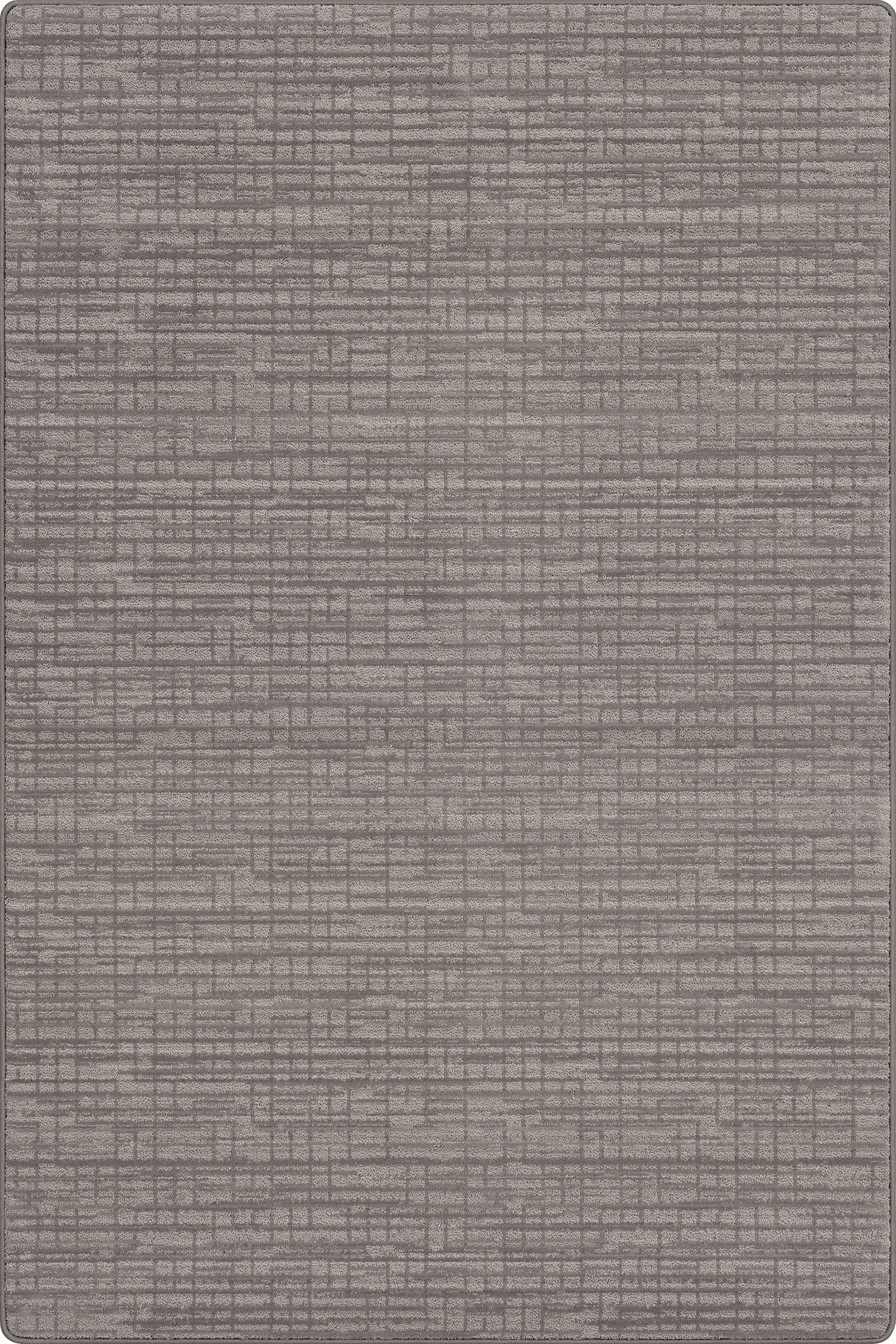 Custom Caracara Crosshatch Area Rug in Taupe - Perfect for Living Room, Bedroom, or Office Decor