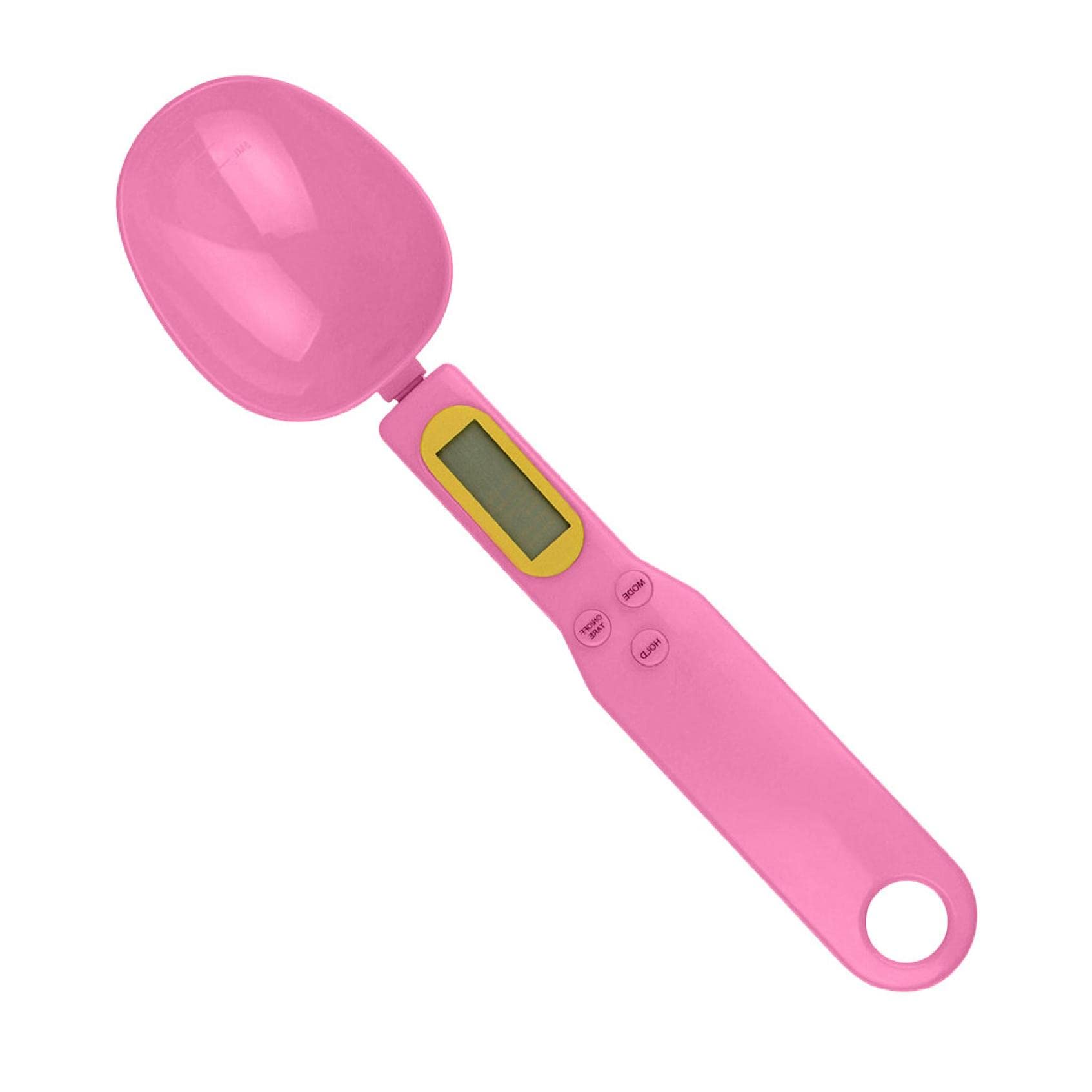 Pimelu Digital Kitchen Scale Spoon - 500g/0.1g Precision LCD Display Electronic Weighted Measuring Spoon for Baking, Cooking & Portion Control (Pink) | Perfect for Home Chefs, Dieters & Meal Prep