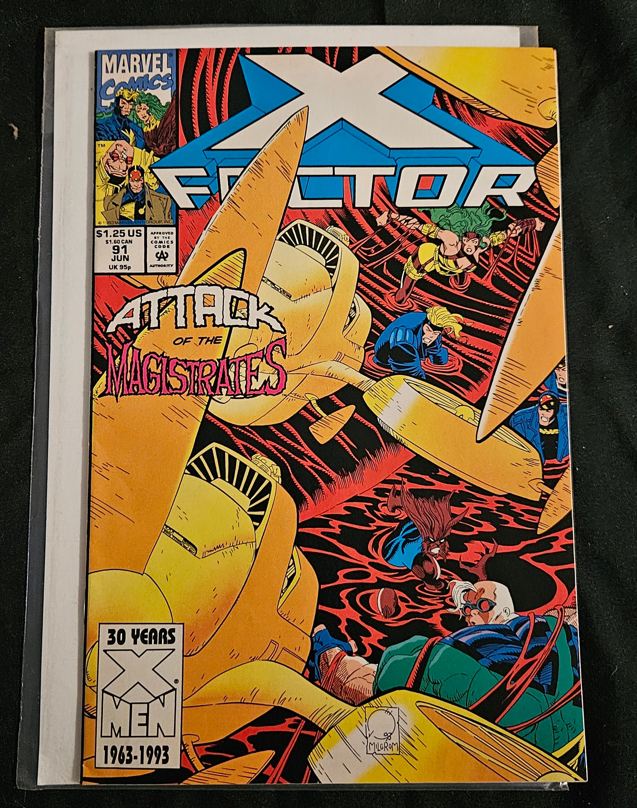 X Factor (1986) #91: The Shattering - Marvel Comics October 1993 Issue | Collectible Comic Book for Marvel Fans & Comic Collectors | Perfect for Gifts, Displays, and Comic Book Collections