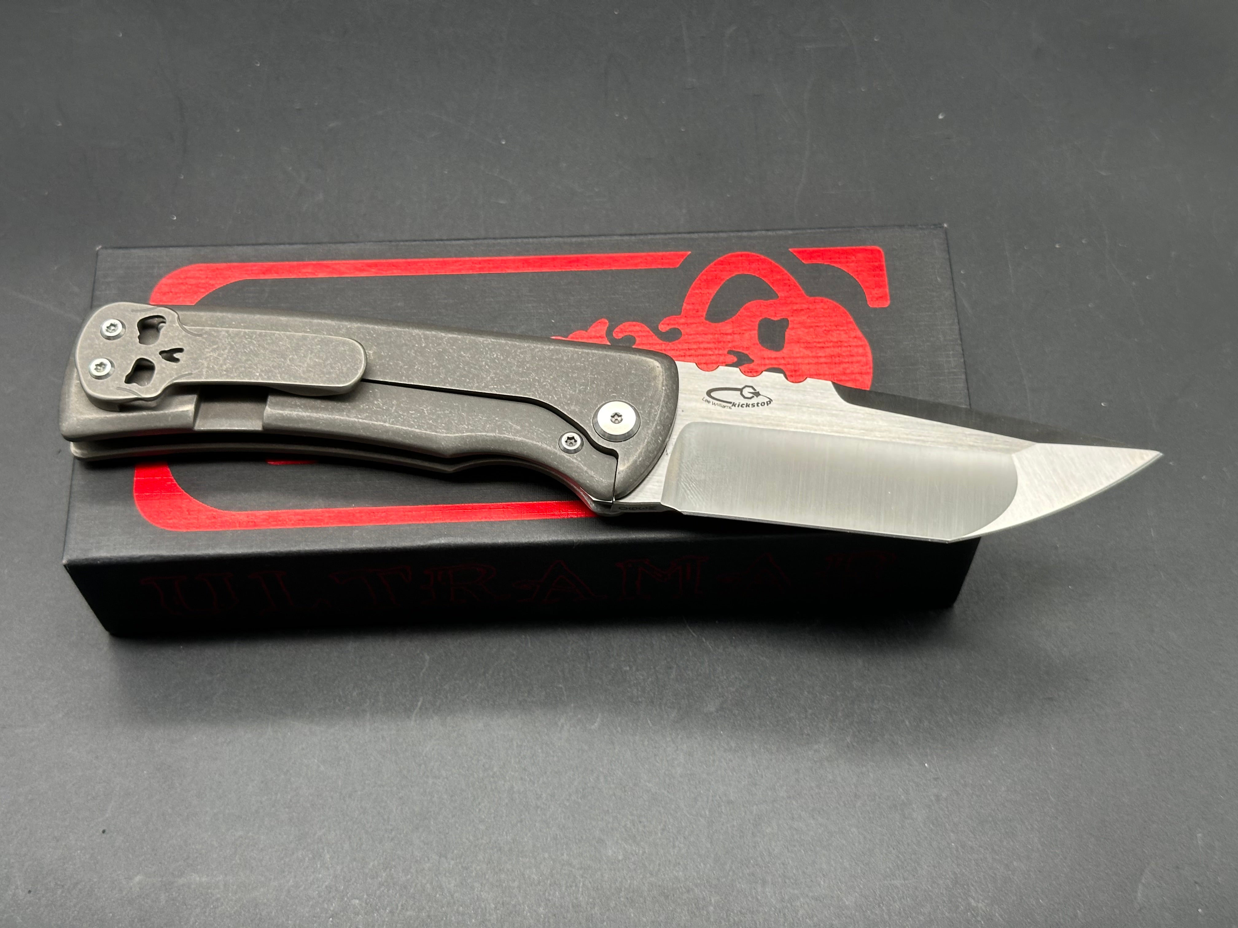 Chaves Redencion 229 Kickstop Tanto Knife - M390 Steel Blade, Custom Modded by SatuDave | EDC, Tactical, Outdoor Survival & Collection