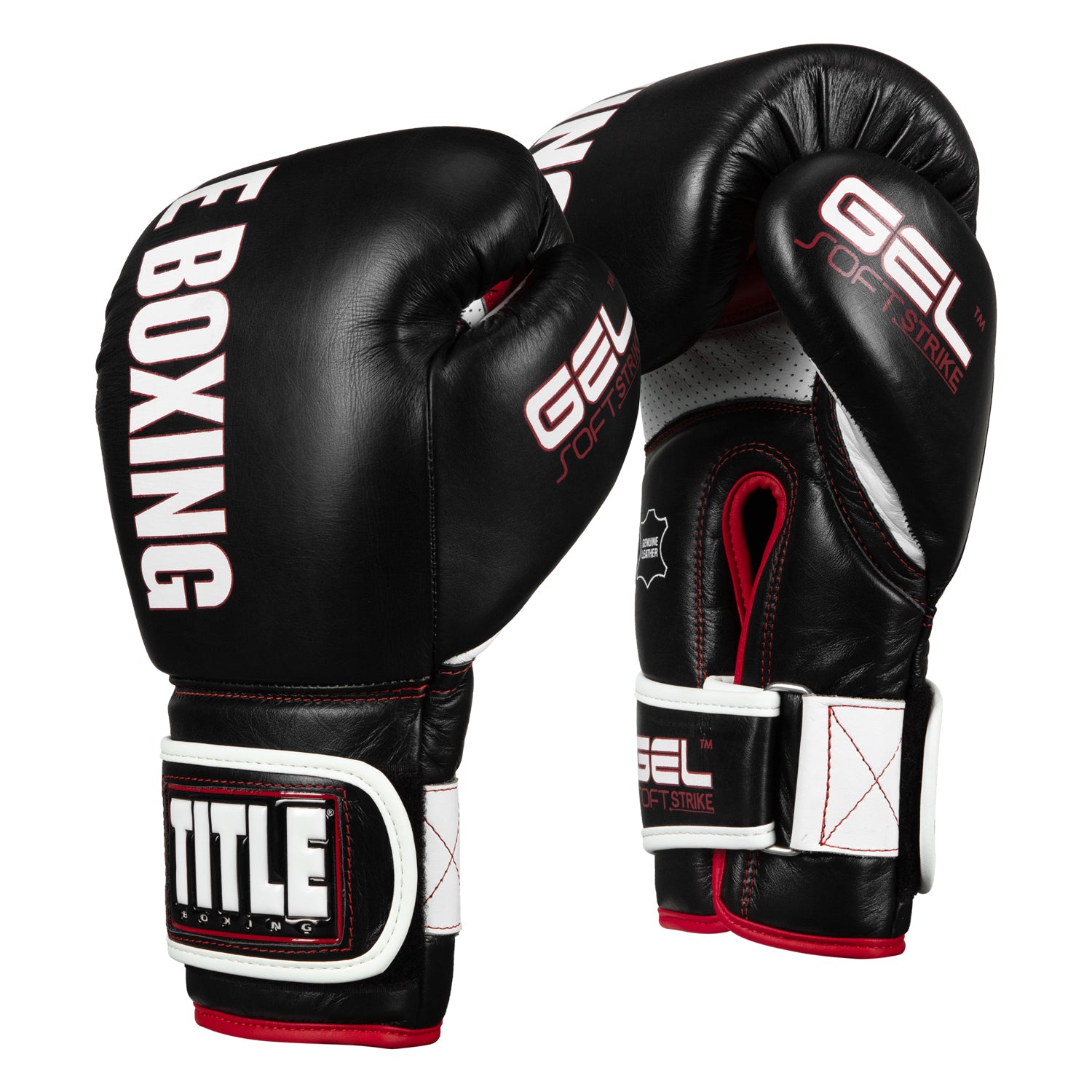 TITLE Boxing Gel Soft Strike Bag Boxing Gloves - Premium Training Gloves for MMA, Kickboxing & Fitness Workouts - Ideal for Home Gym, Martial Arts & Cardio Training