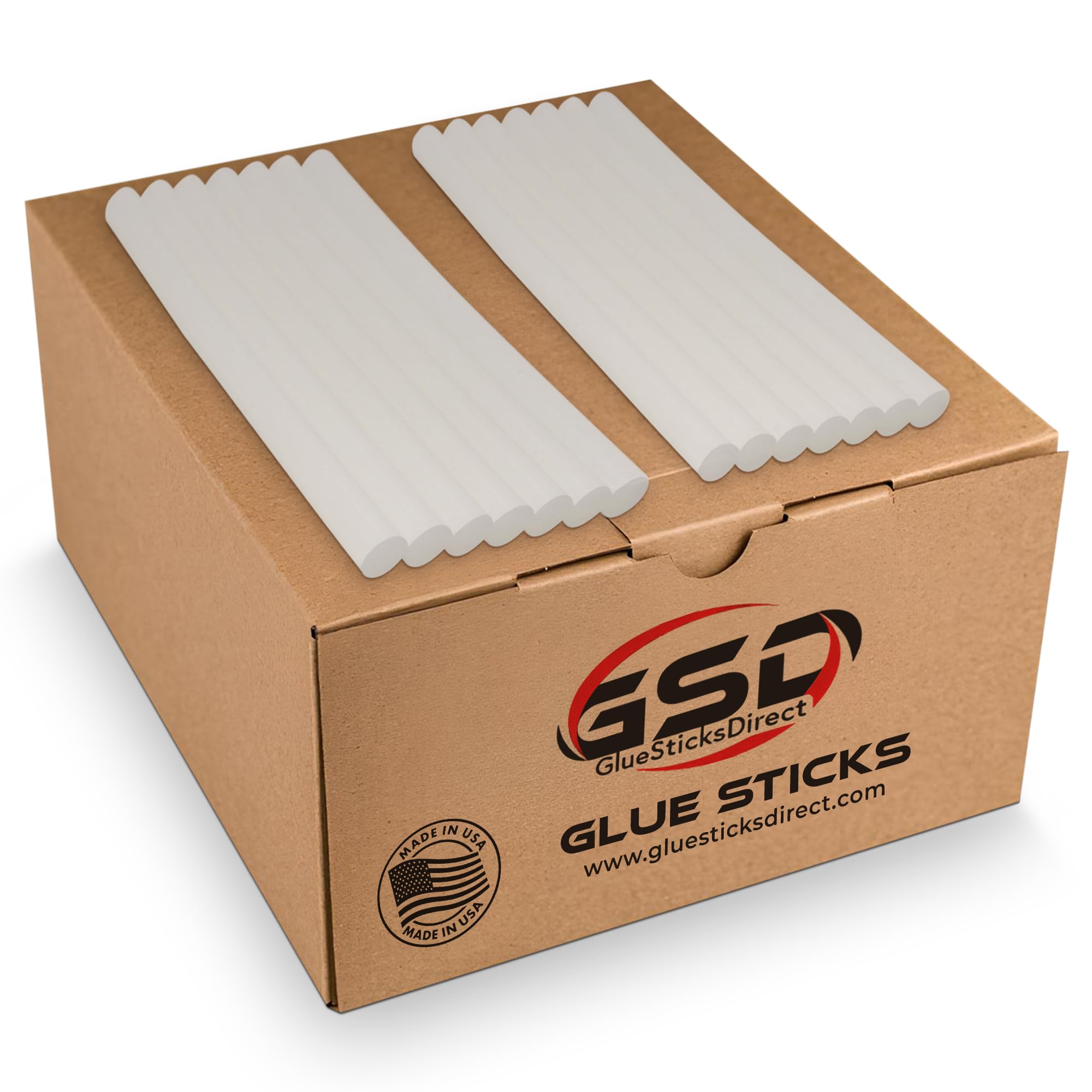 Wholesale Bulk Hot & Cool Melt Glue Sticks for Glue Guns - 10in Full Size (450 Sticks, 25lbs) - 7/16