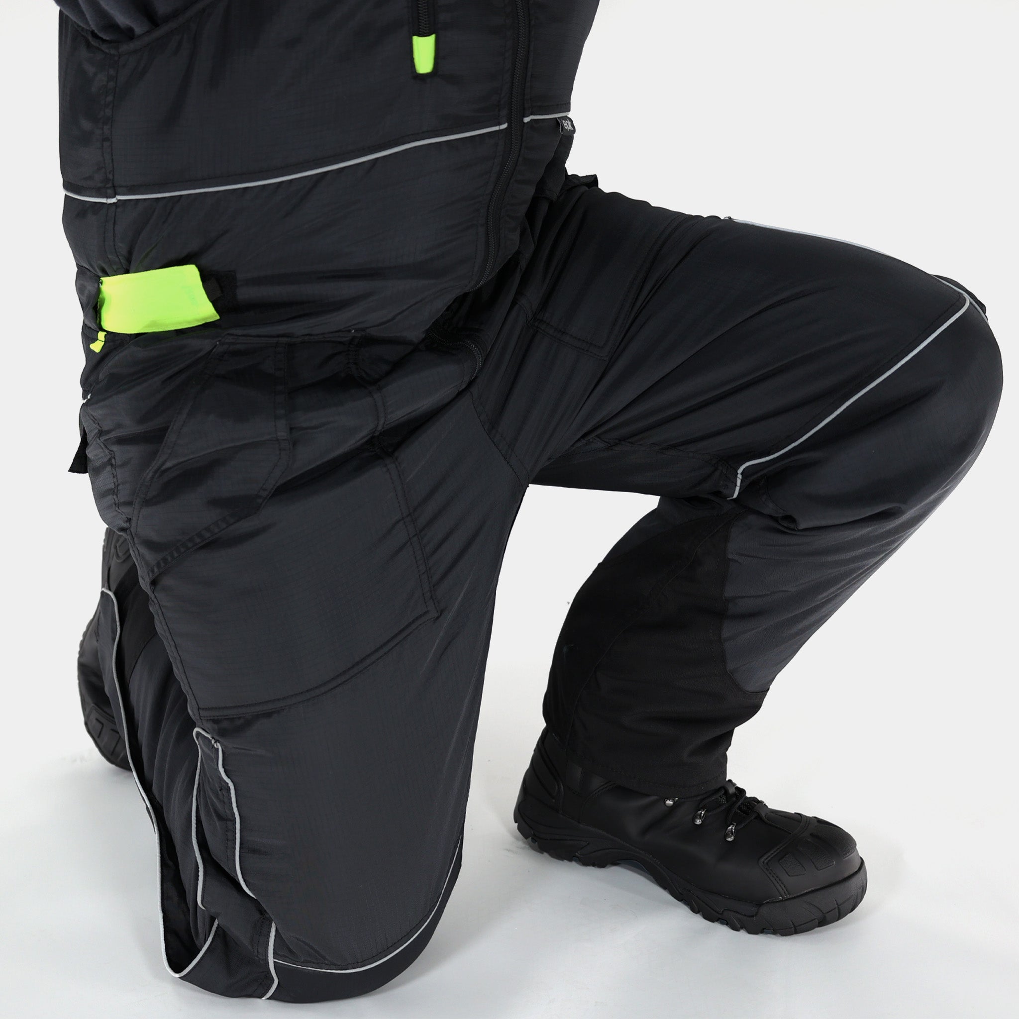 Reflex Bib Overalls - Durable Work Overalls for Men & Women - Comfortable & Adjustable for Construction, Farming & Outdoor Work