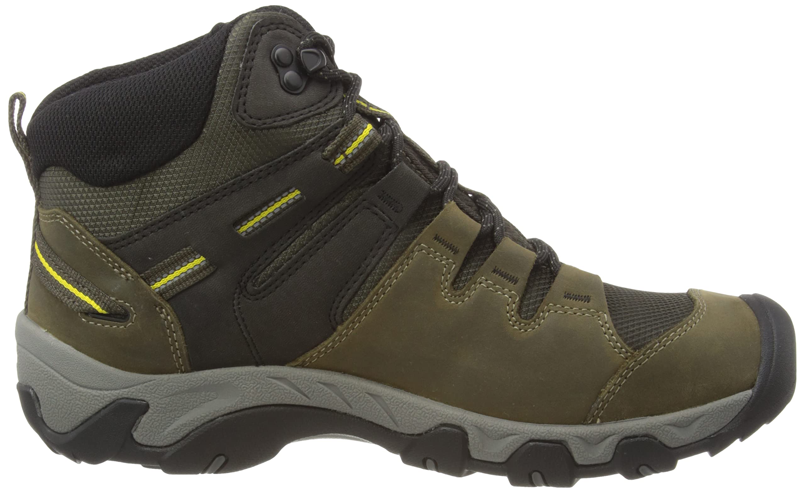 KEEN Men's Steens Mid Height Leather Waterproof Hiking Boots - Durable Outdoor Footwear for Trekking, Camping & Mountain Adventures
