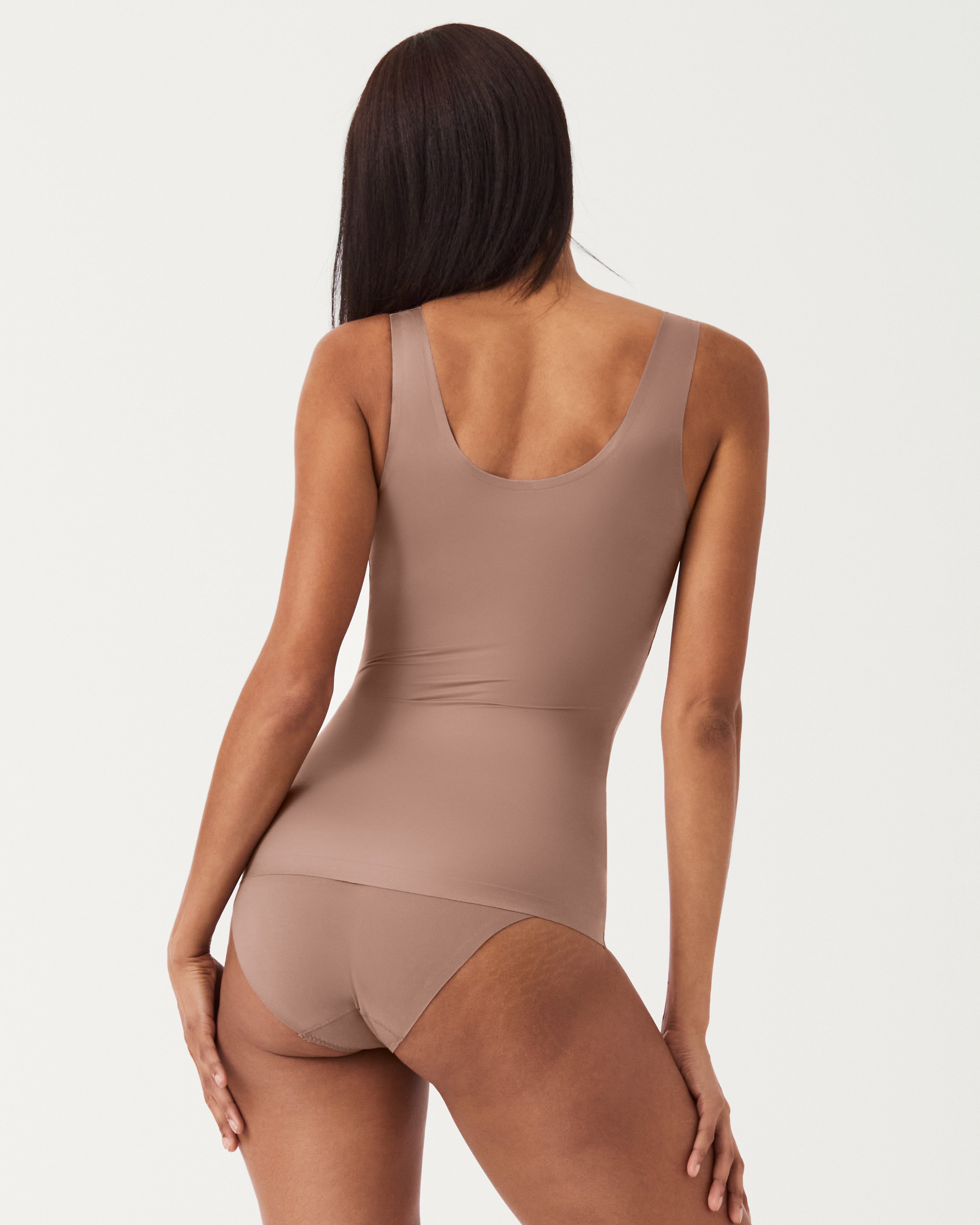 SPANX Shapewear Invisible Tank Top for Women - Seamless Slimming Camisole for Everyday Wear & Layering