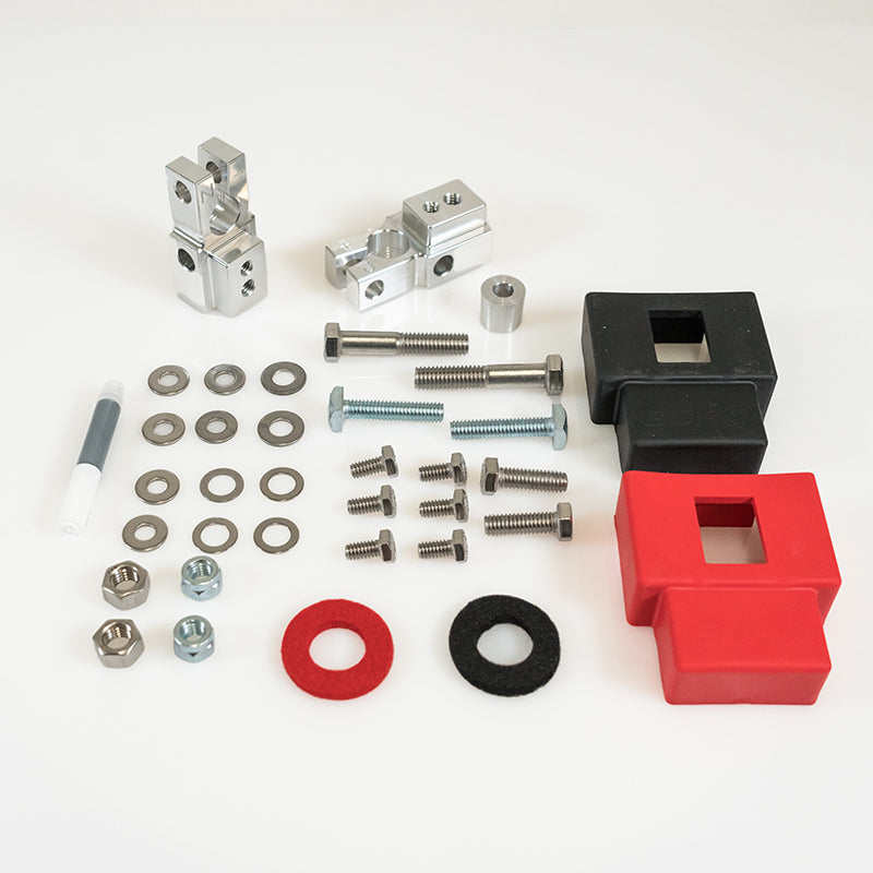 2024 Toyota Tacoma Non-Hybrid SDHQ Complete Billet Battery Terminal Kit - Heavy-Duty Electrical Upgrade for Off-Roading & Towing Accessories