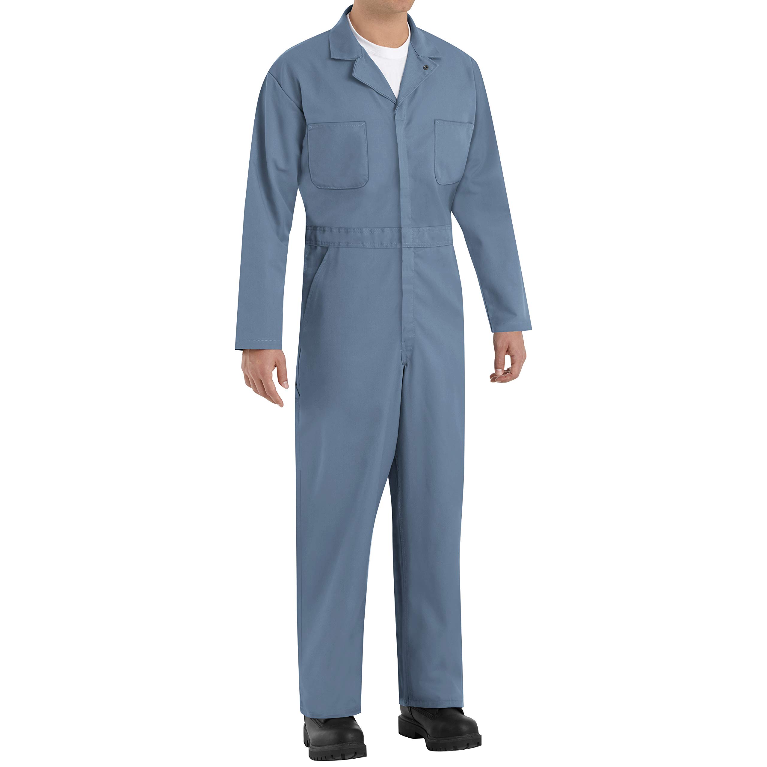 Red Kap Men's Twill Action Back Coverall - Durable Work Jumpsuit for Mechanics, Construction & Industrial Use - Comfortable Protective Overalls for Auto Repair, Painting & Heavy Duty Jobs