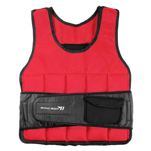 BBWV 9515 Bionic Body 15lb Weighted Vest for Strength Training, Running & Fitness - Ideal for Home Workouts, CrossFit & Outdoor Exercise
