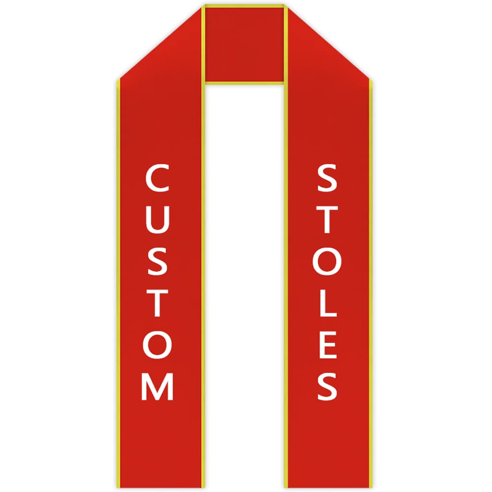 **Custom Graduation Stoles for Class of 2025 - Personalized American & Mexican Flag Sash - Unique Graduation Gift for High School & College - Perfect for Commencement Ceremonies & Celebrations**