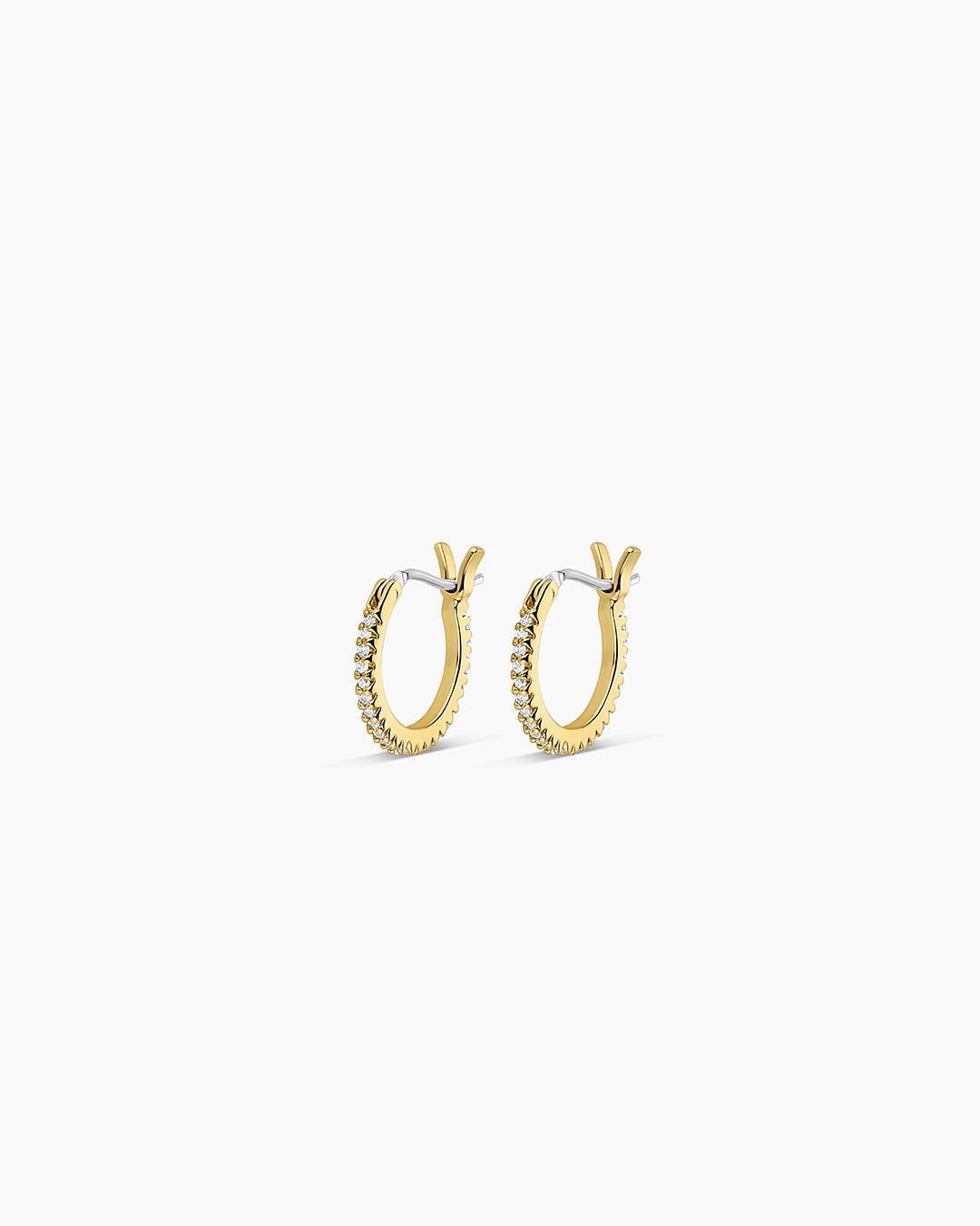 Madison Shimmer Huggies Earrings - Dainty & Elegant Hoop Earrings for Women - Perfect for Parties, Weddings & Everyday Wear