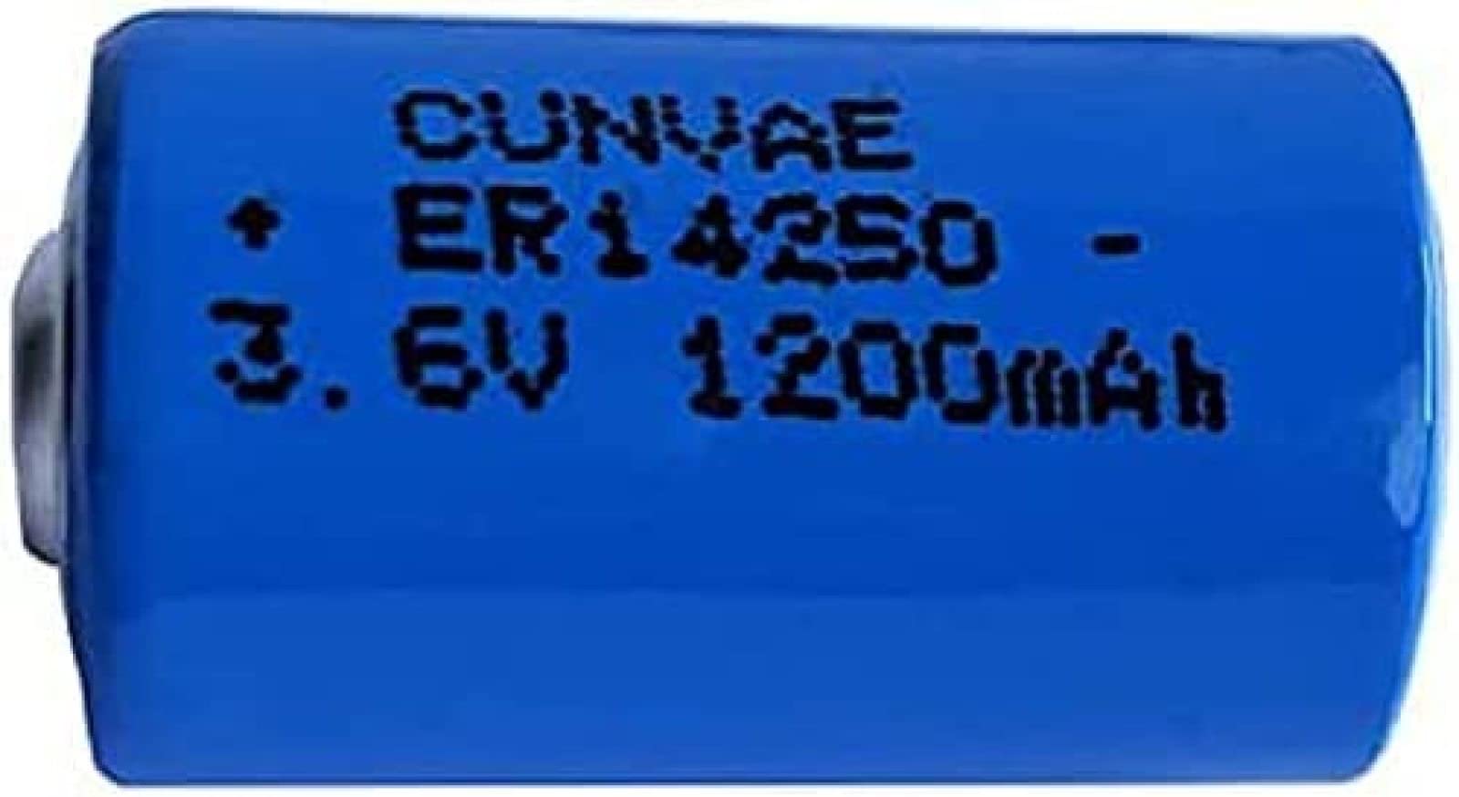 Rechargeable 3.6V 14250 LS14250 ER14250 TL-5902 Lithium Battery 1200mAh - for PLC Equipment, CNC Machines, Gas/Water Meters & Probes | Long-Lasting Power Solution