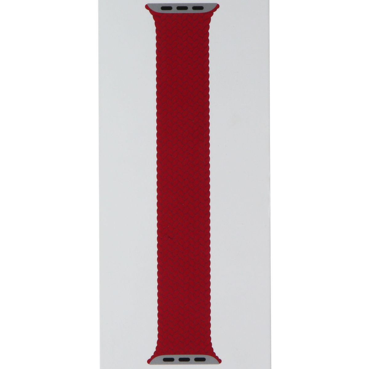 Apple Watch 41mm Braided Solo Loop Band - Compatible with 42mm/41mm/40mm Series (Red, Size 7) | Comfortable Stretchable Sport Strap for Workouts & Everyday Wear