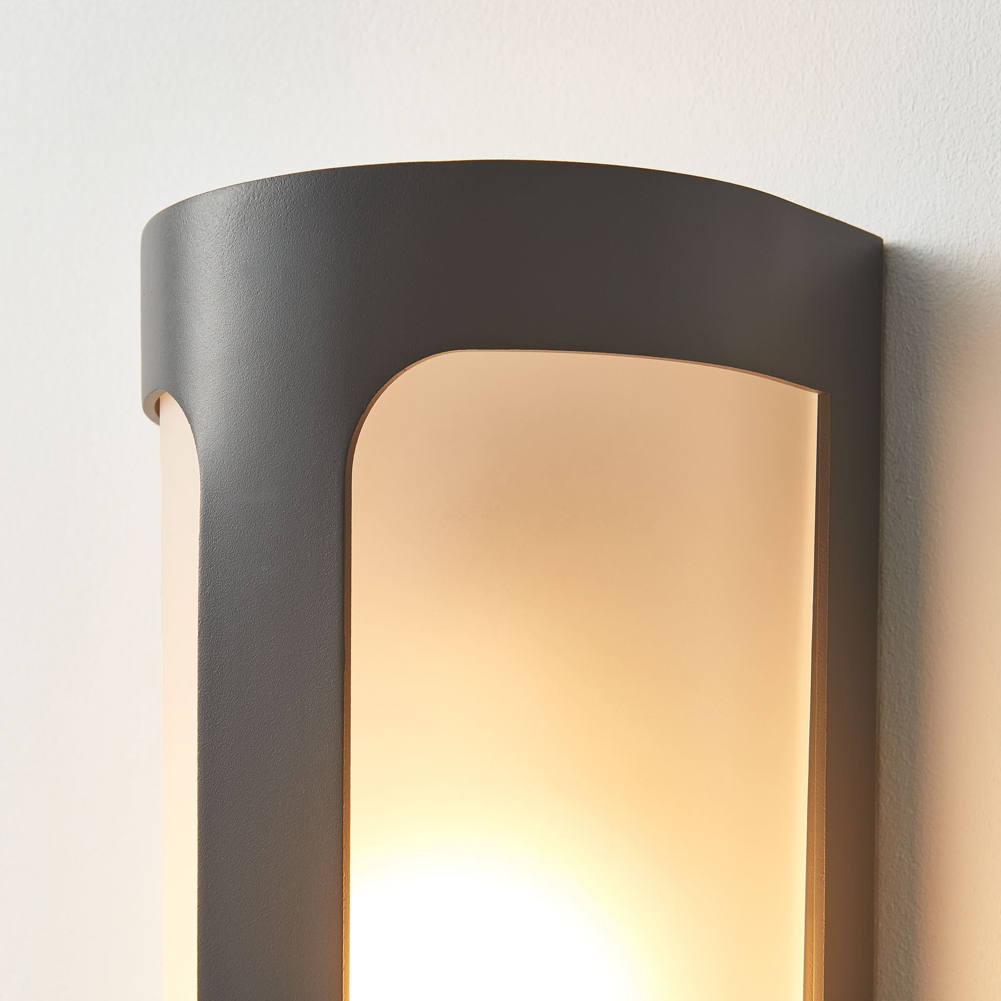 Victoria Aluminum Outdoor Wall Sconce Light - Weatherproof Exterior Lighting for Patio, Garden, Porch & Entryway