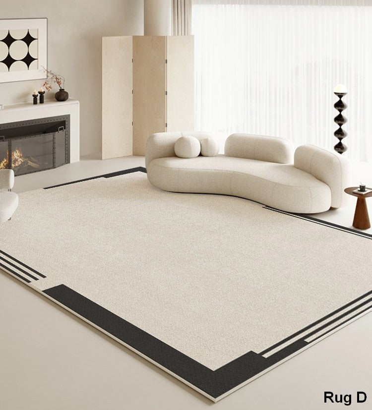 Modern Fluffy Area Rugs for Bedroom, Living Room & Office - Soft Contemporary Floor Rug for Under Sofa, Large Non-Slip Home Decor - Perfect for Cozy Spaces & High-Traffic Areas