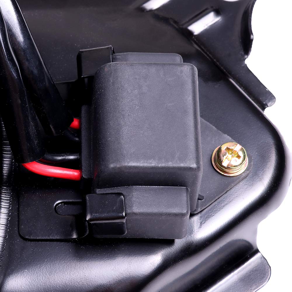 Universal Slim Push Pull A/C Condenser Fan Assembly 12V Cooling Fan Kit RH Passenger Side 621-011 KFKGF - Compatible with 2006-2011 Honda Civic | Perfect for AC System Repair & Engine Cooling Enhancement