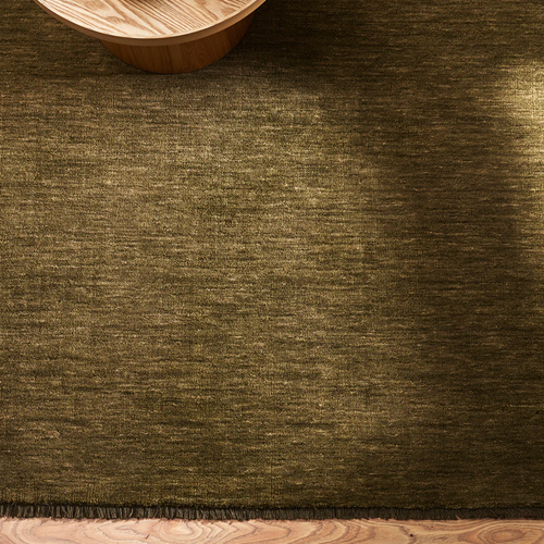 Baya Sandringham Moss Green Floor Rug 160cm x 230cm (5.2' x 7.5') - Soft Living Room Rug for Bedroom, Dining Area & Home Decor