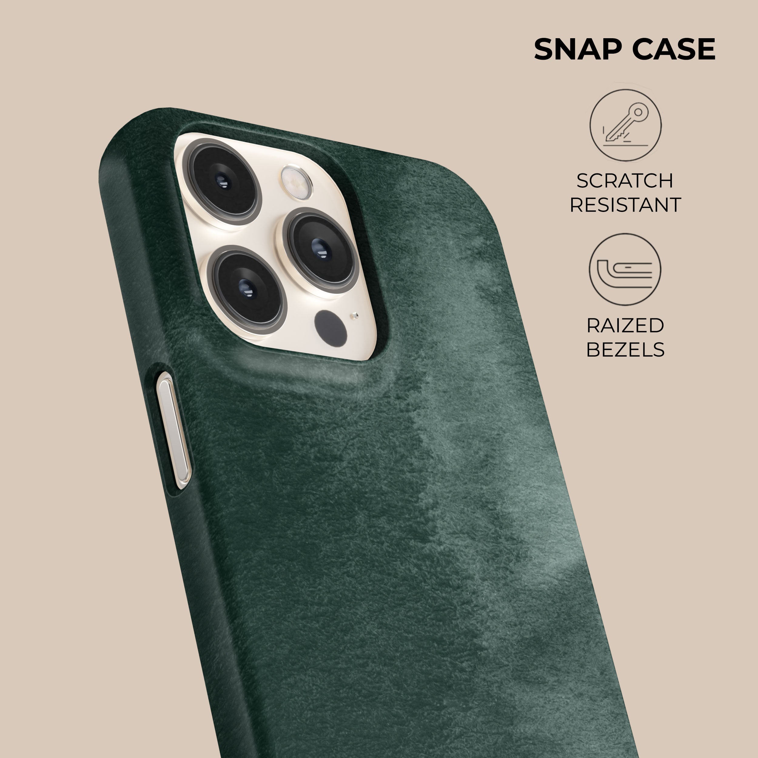 Premium Forest Green Phone Case - Shockproof & Slim Fit for iPhone 15/14/13/12/11 Pro Max XR XS - Eco-Friendly Matte Finish Protective Cover (Perfect for Outdoor Adventures & Daily Use)