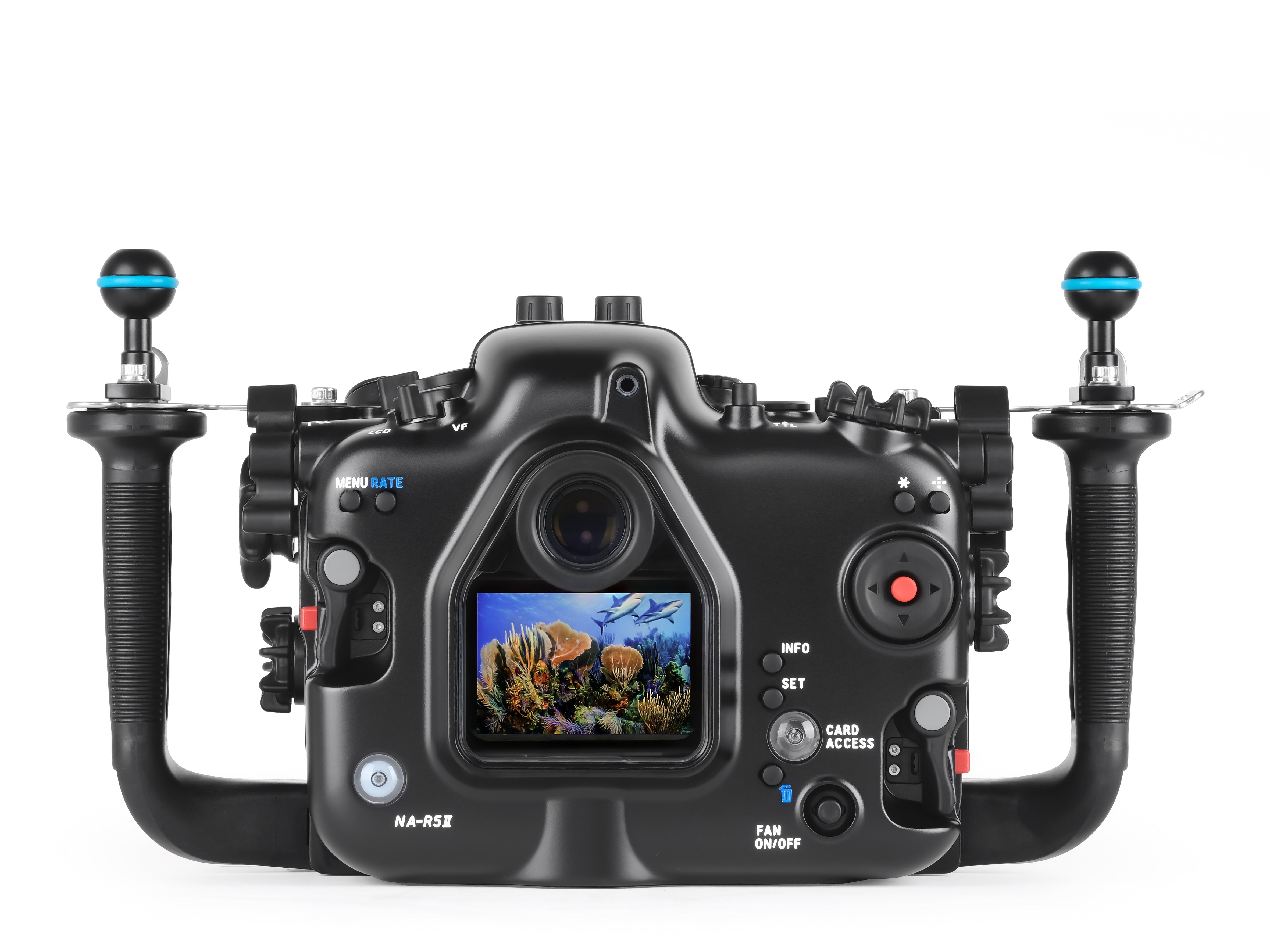 Waterproof NA R5II Underwater Housing for Canon EOS R5II Camera - Perfect for Scuba Diving, Snorkeling & Marine Photography