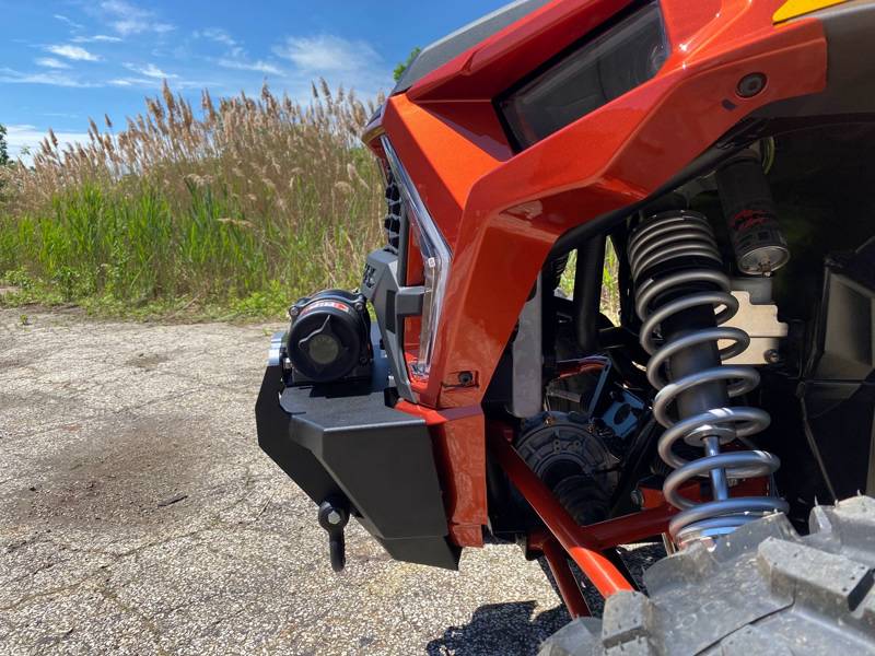 14204 EMP Polaris RZR Stubby Front Winch Bumper - Heavy Duty Off-Road Protection for UTV/ATV - Perfect for Trail Riding, Rock Crawling & Mud Adventures